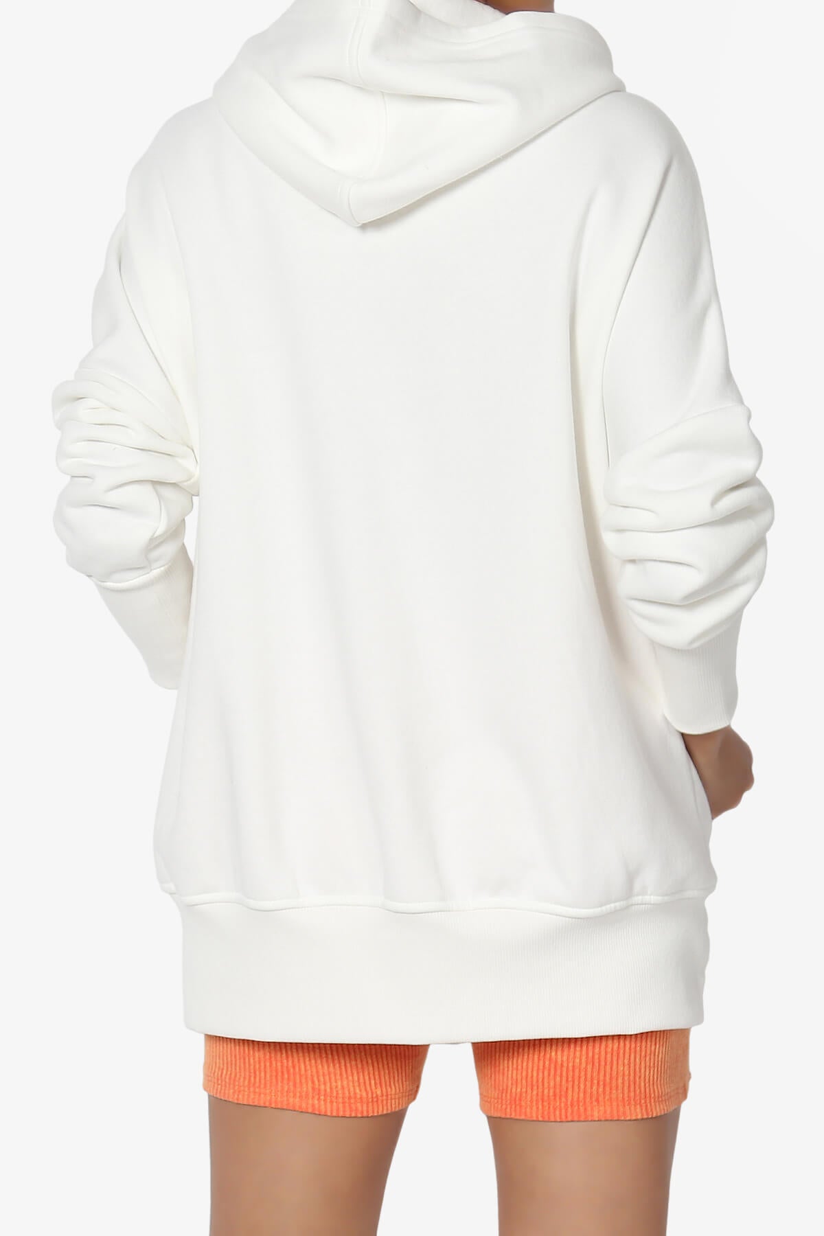 Destene Button V-Neck Hoodie OFF WHITE_2