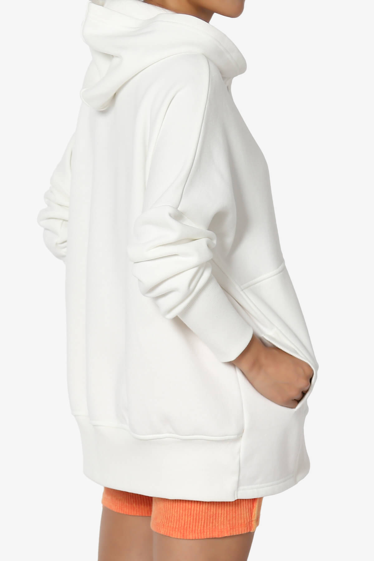 Destene Button V-Neck Hoodie OFF WHITE_4