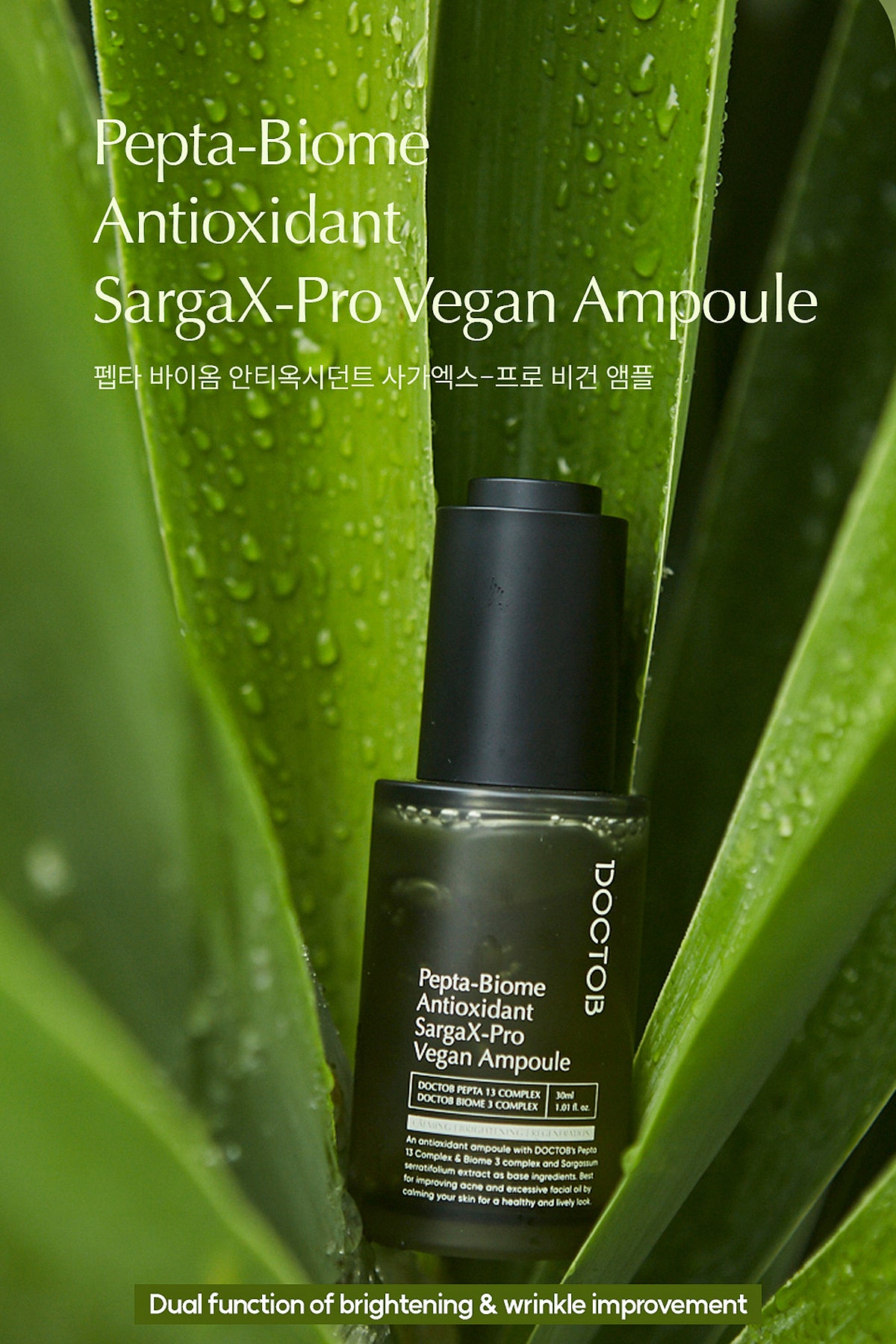 DOCTOB Pepta-Biome Antioxidant SargaX-Pro Vegan Ampoule 30ml/1.01 fl.oz