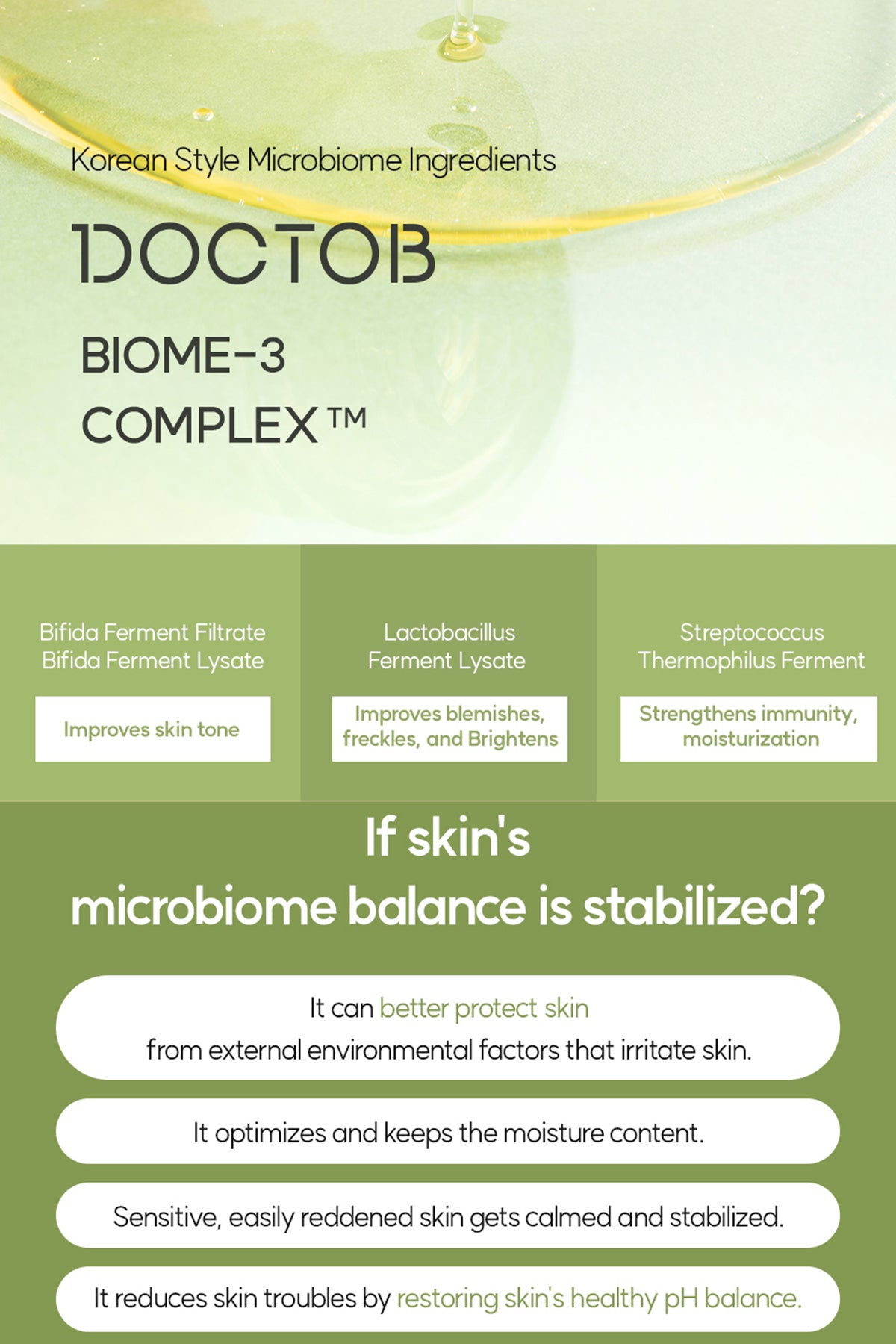 DOCTOB Pepta-Biome Antioxidant SargaX-Pro Vegan Ampoule 30ml/1.01 fl.oz