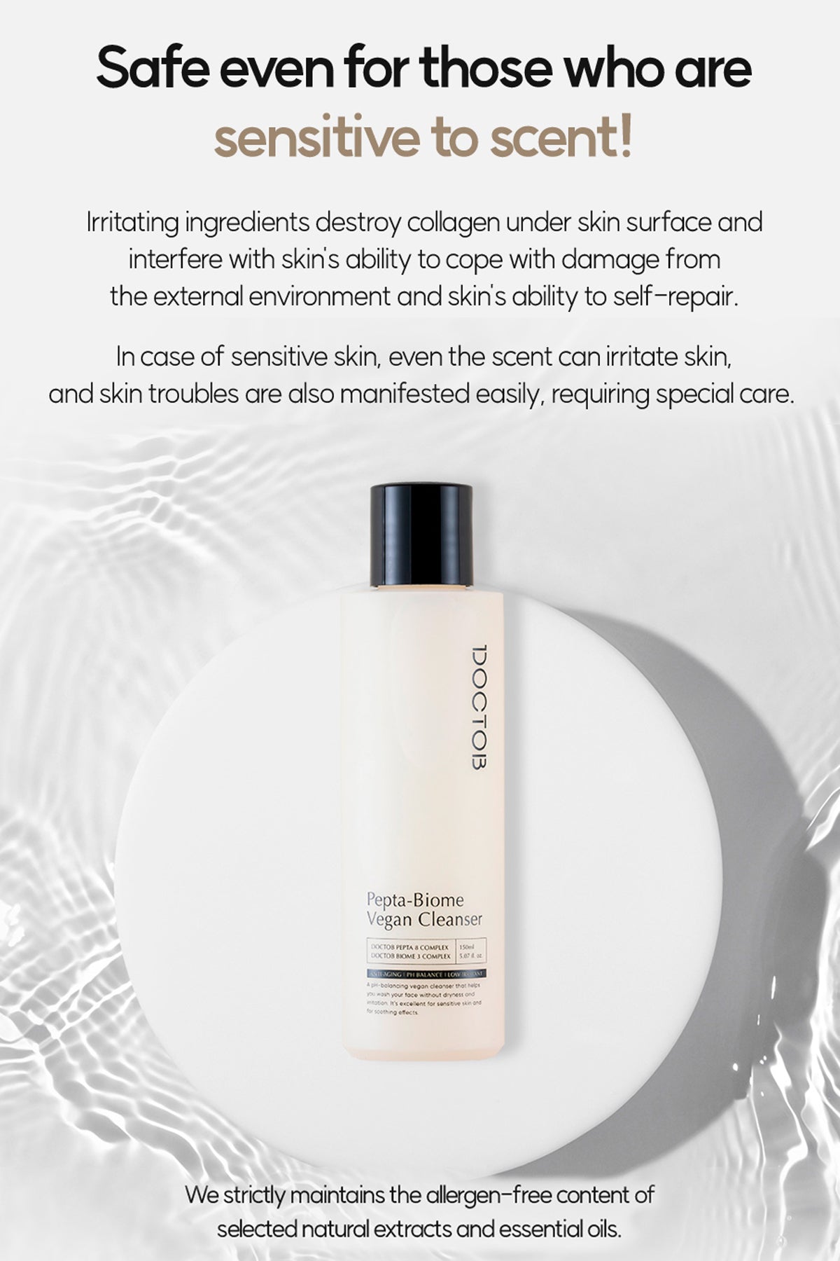 DOCTOB Pepta-Biome Antioxidant Vegan Cleanser