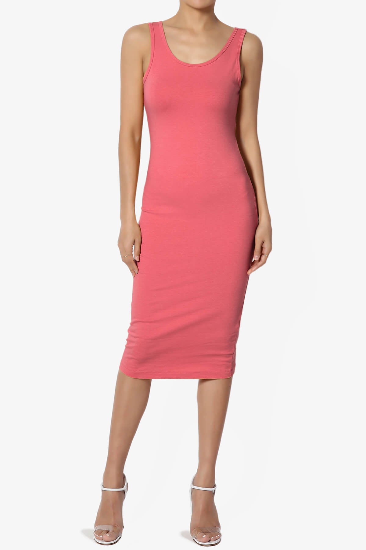 Fontella Sleeveless Bodycon Midi Dress ROSE_6