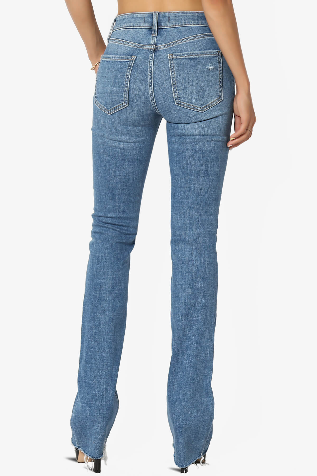 Imogen Mid Rise Bootcut Jeans in Goner Med MEDIUM_2
