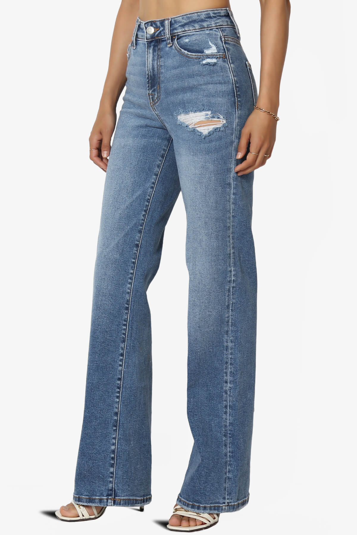 Jinny Vintage Medium Wash High Rise Baggy Jeans MEDIUM_3