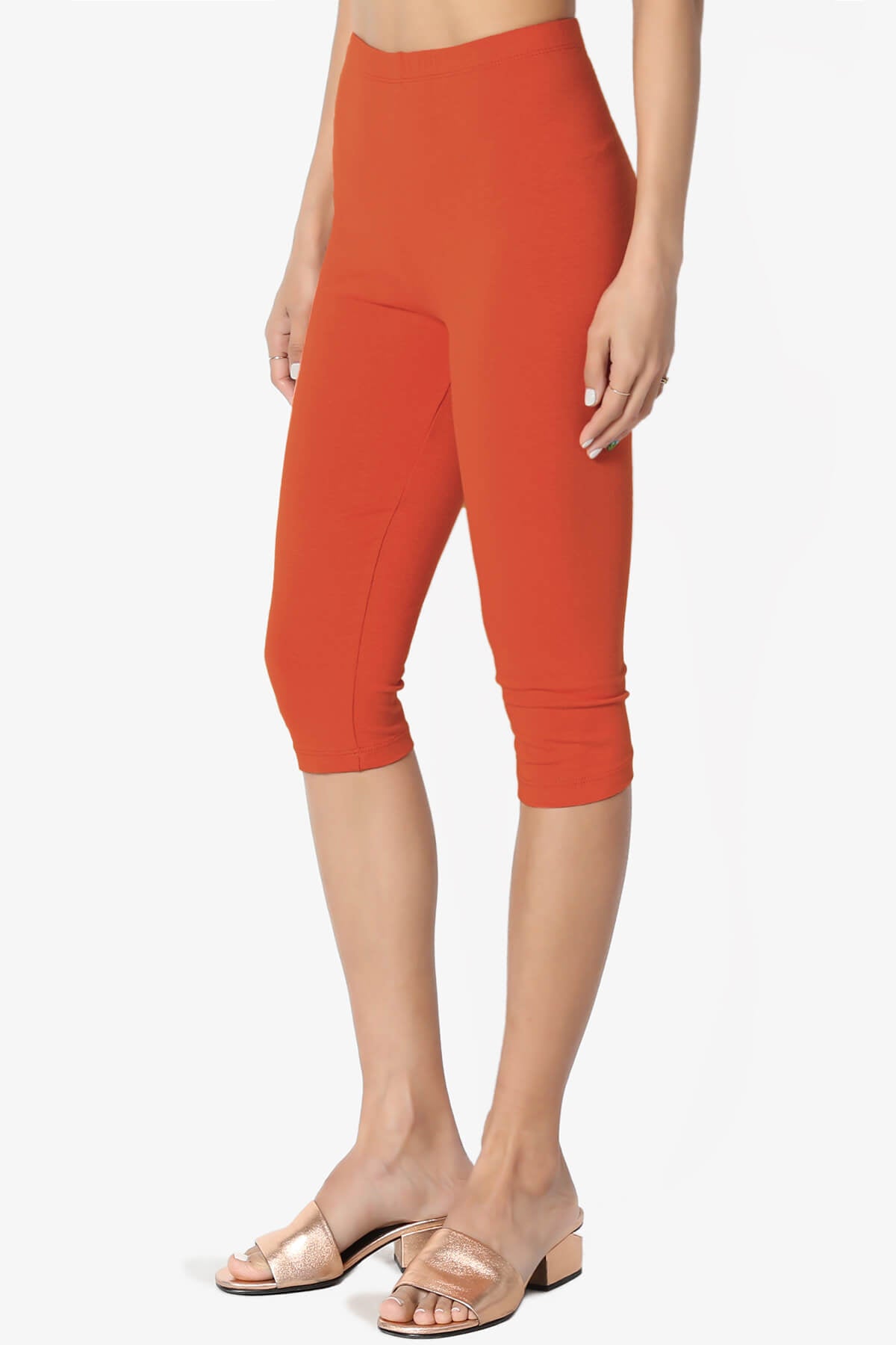 Kite Cotton Below Knee Leggings COPPER_3