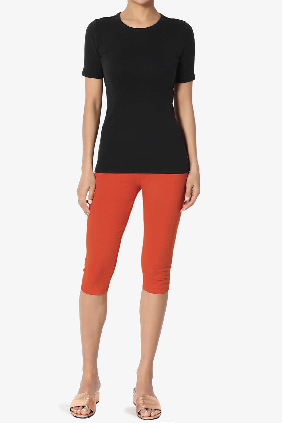 Kite Cotton Below Knee Leggings COPPER_6