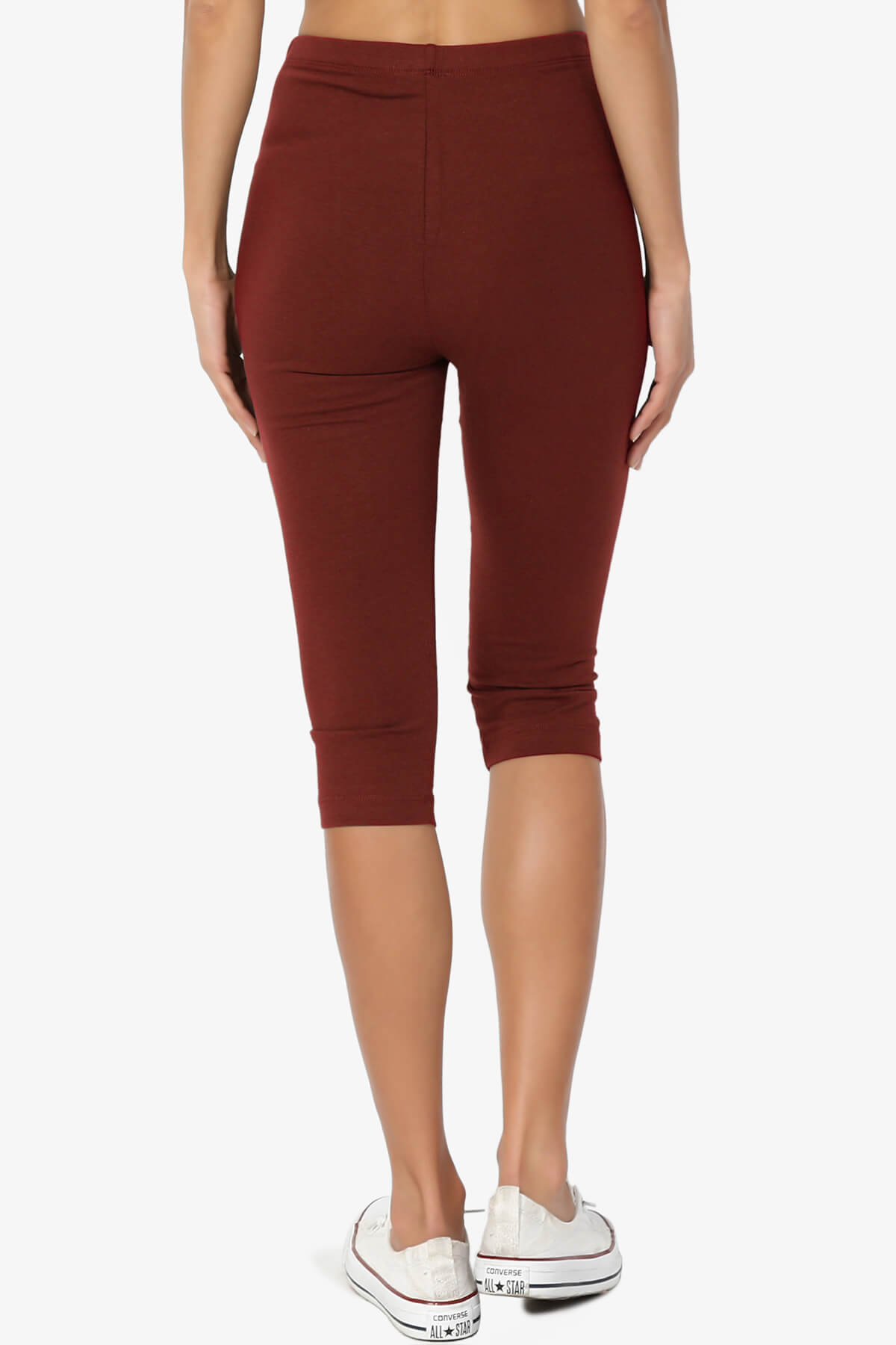 Kite Cotton Below Knee Leggings DARK RUST_2