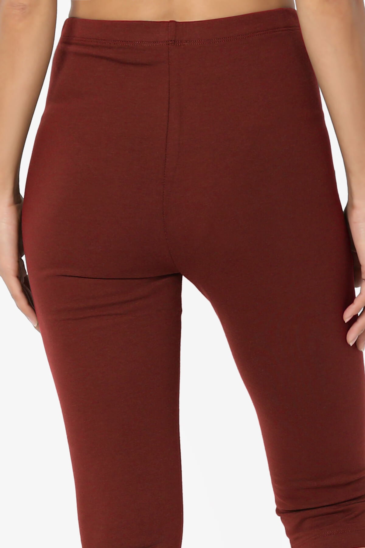 Kite Cotton Below Knee Leggings DARK RUST_6
