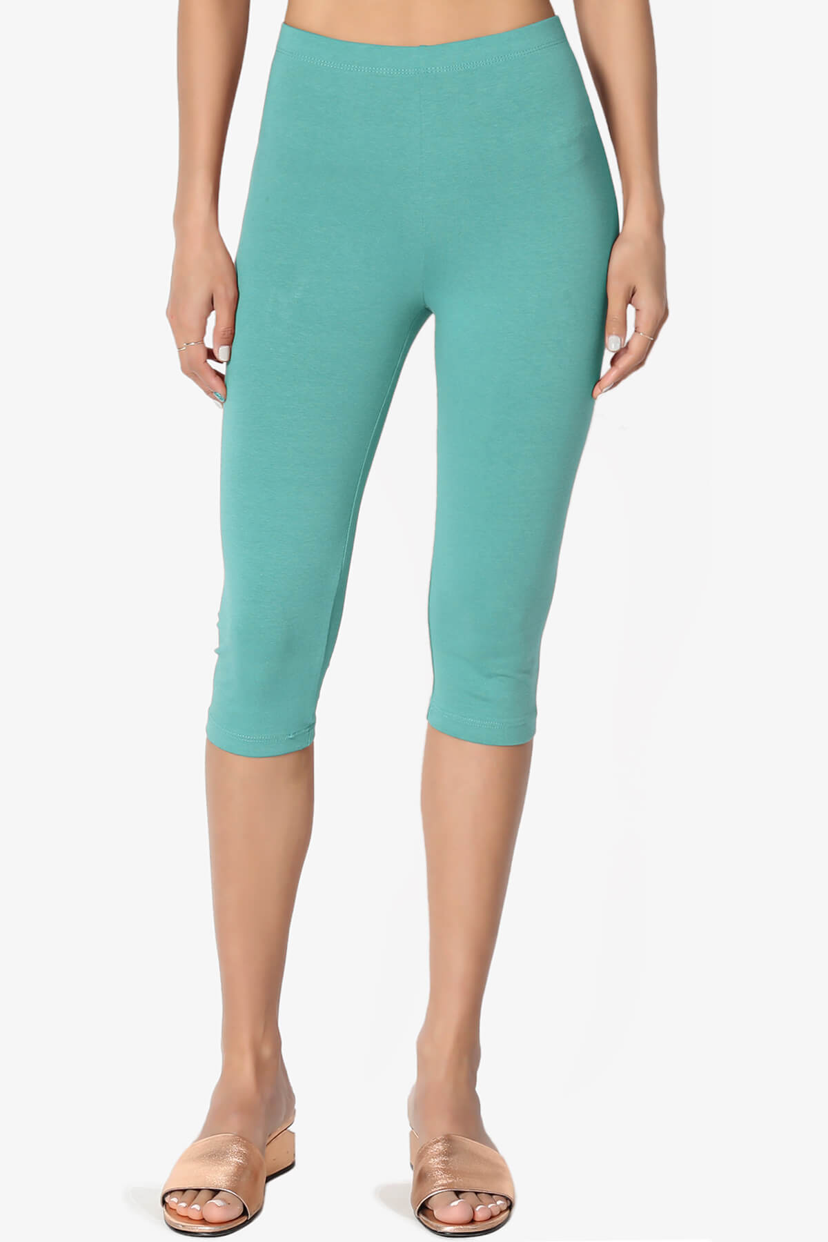 Kite Cotton Below Knee Leggings DUSTY TEAL_1