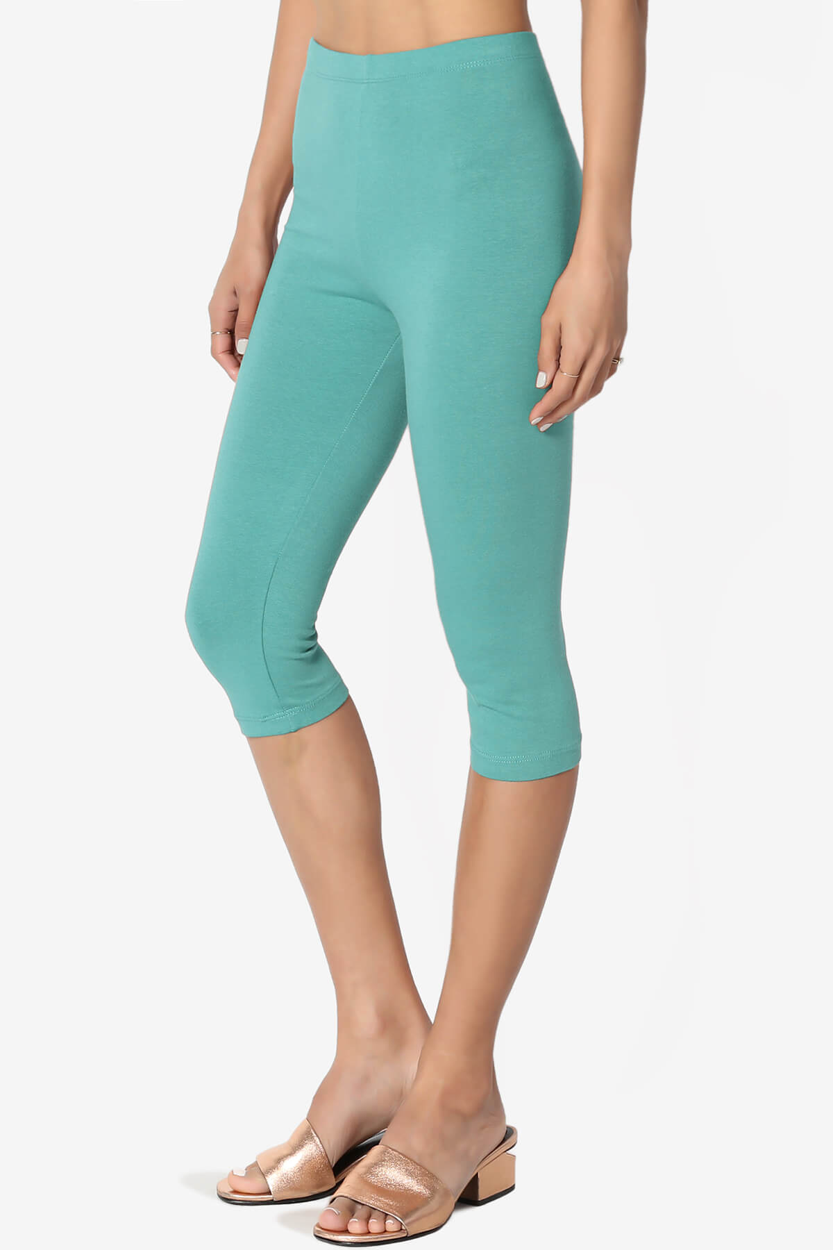 Kite Cotton Below Knee Leggings DUSTY TEAL_3