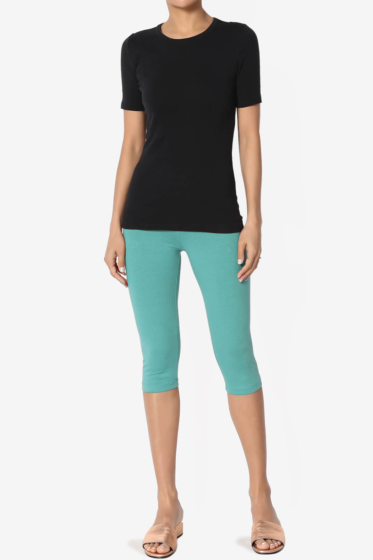 Kite Cotton Below Knee Leggings DUSTY TEAL_6