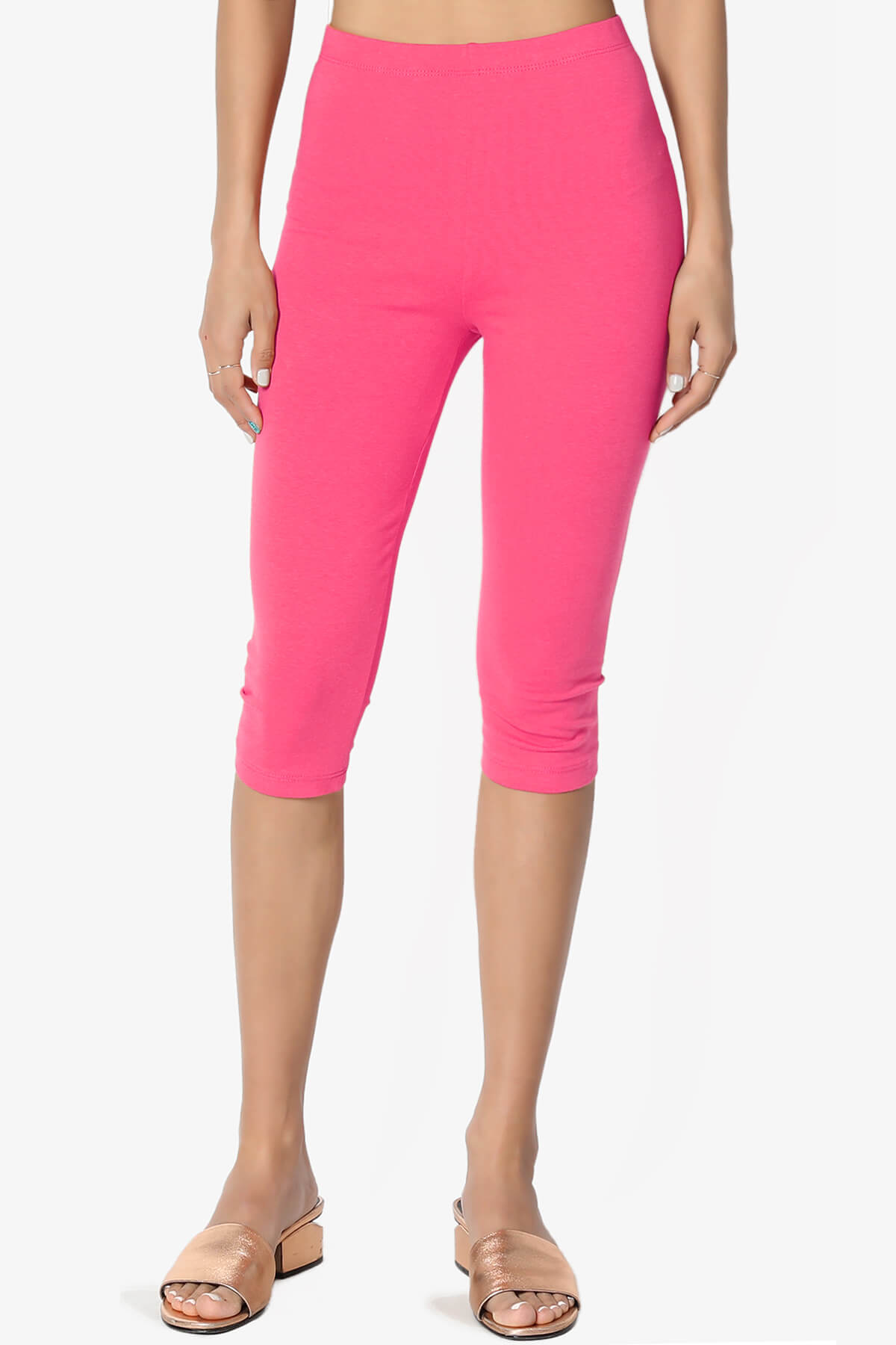 Kite Cotton Below Knee Leggings FUCHSIA_1