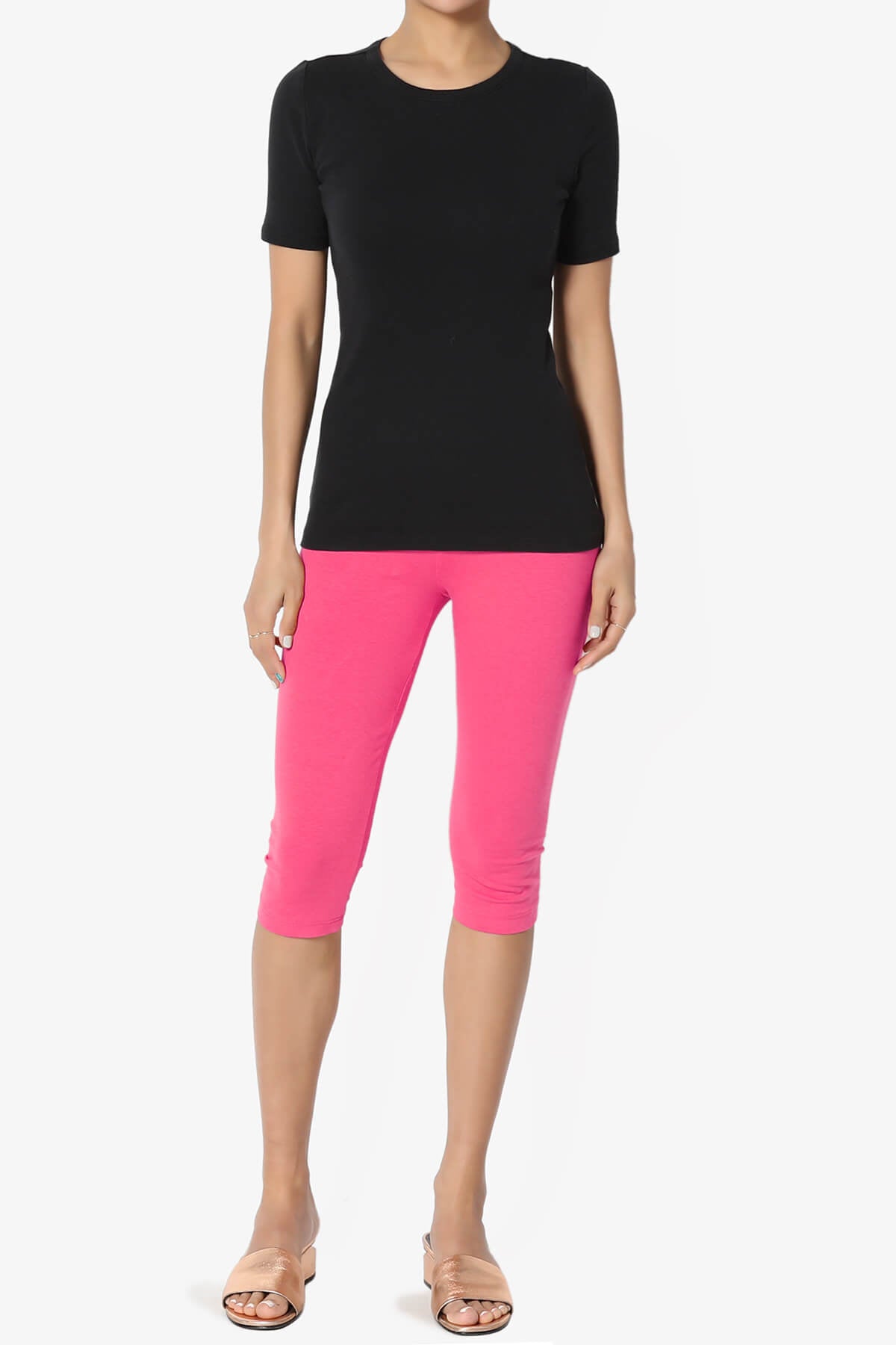 Kite Cotton Below Knee Leggings FUCHSIA_6