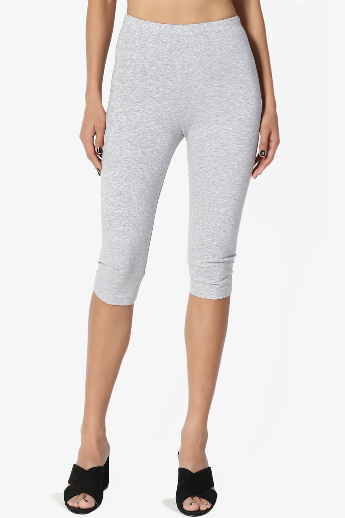 Kite Cotton Below Knee Leggings HEATHER GREY_1