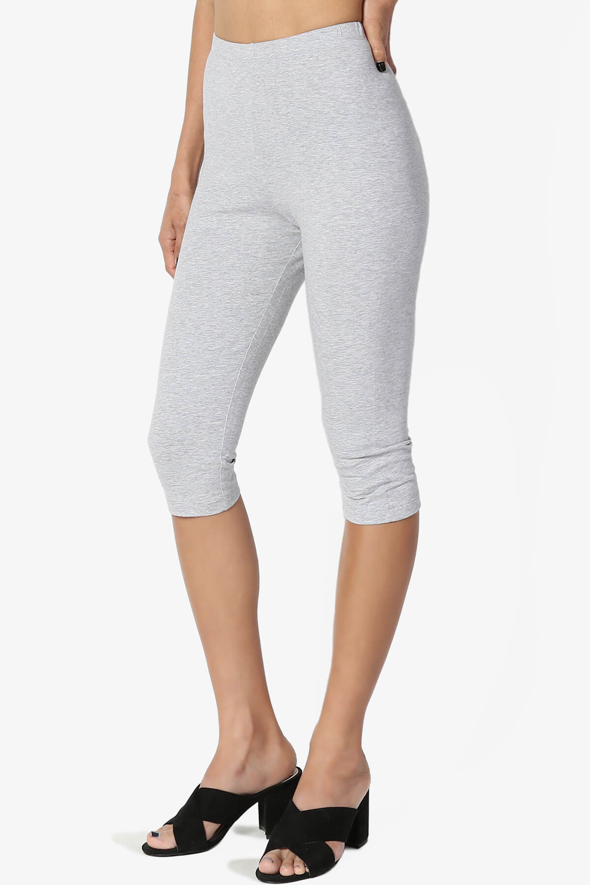 Kite Cotton Below Knee Leggings HEATHER GREY_3
