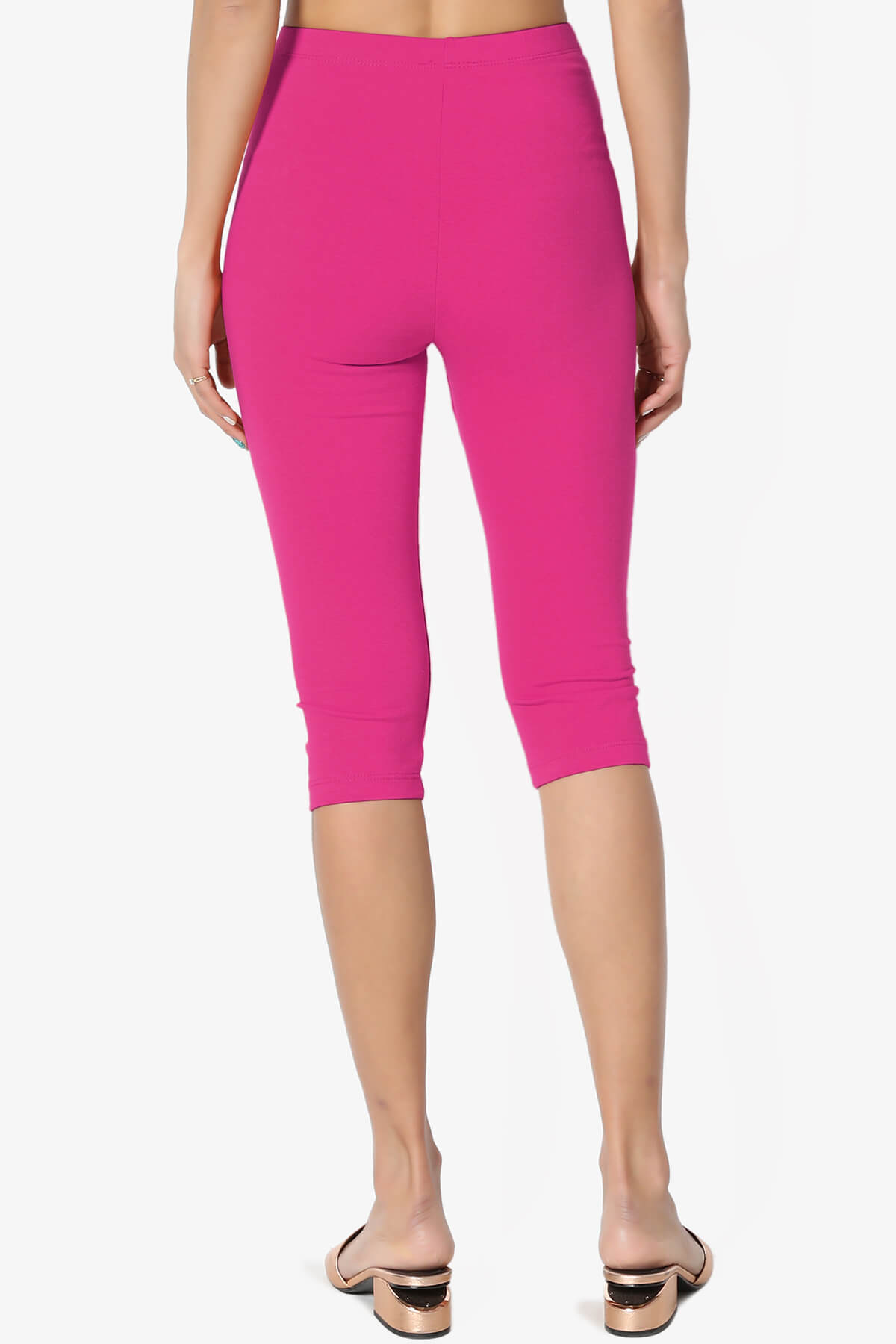 Kite Cotton Below Knee Leggings HOT PINK_2
