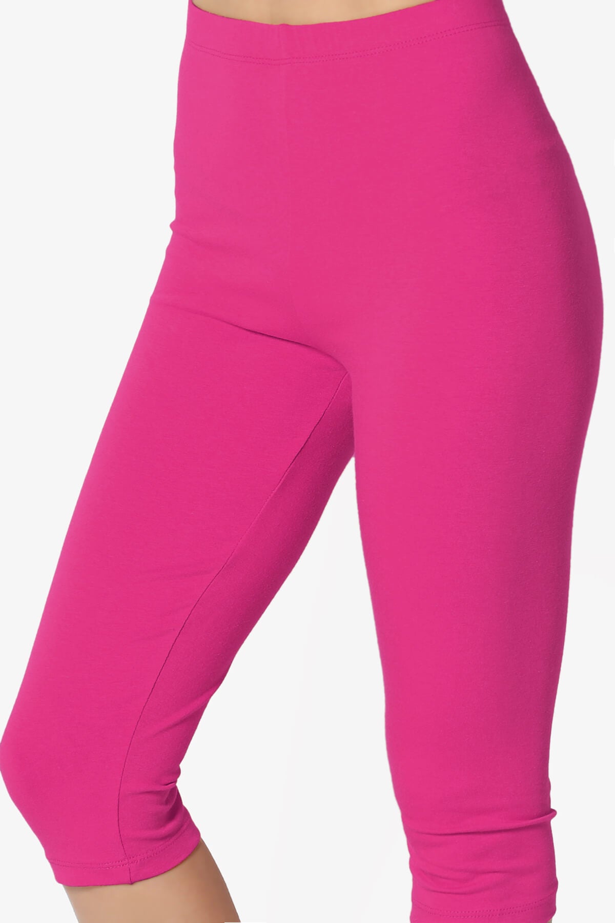 Kite Cotton Below Knee Leggings HOT PINK_5