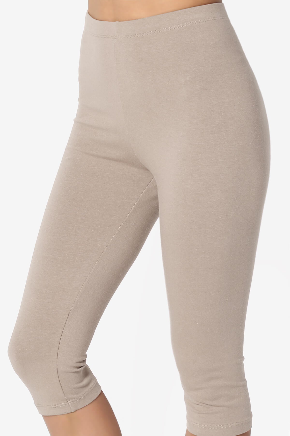 Kite Cotton Below Knee Leggings LIGHT MOCHA_5