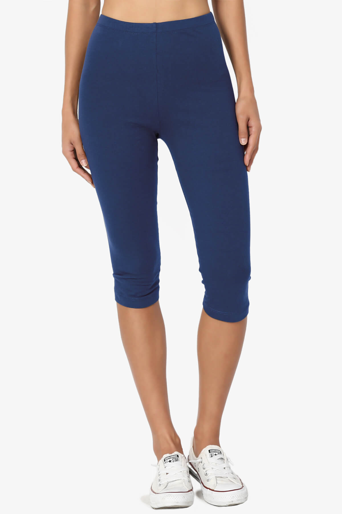 Kite Cotton Below Knee Leggings LIGHT NAVY_1