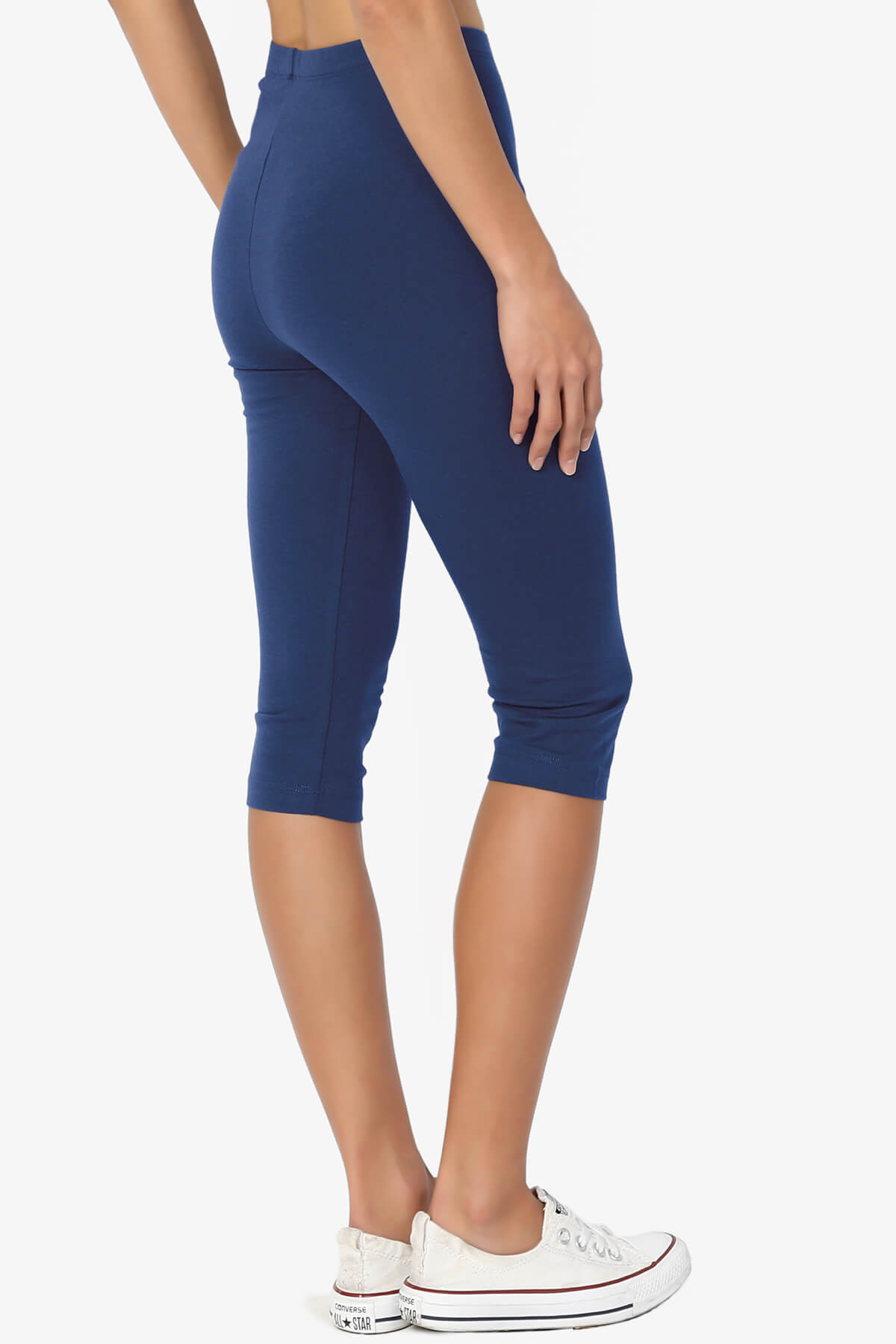 Kite Cotton Below Knee Leggings LIGHT NAVY_4
