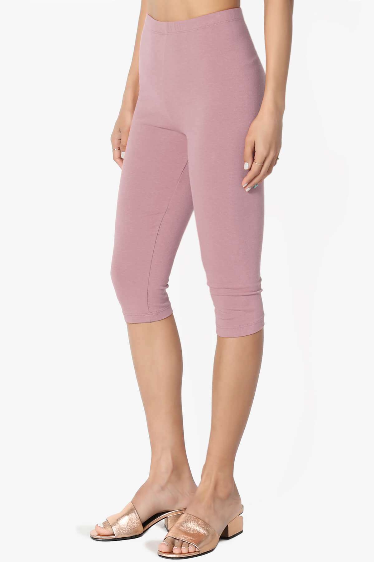 Kite Cotton Below Knee Leggings LIGHT ROSE_3