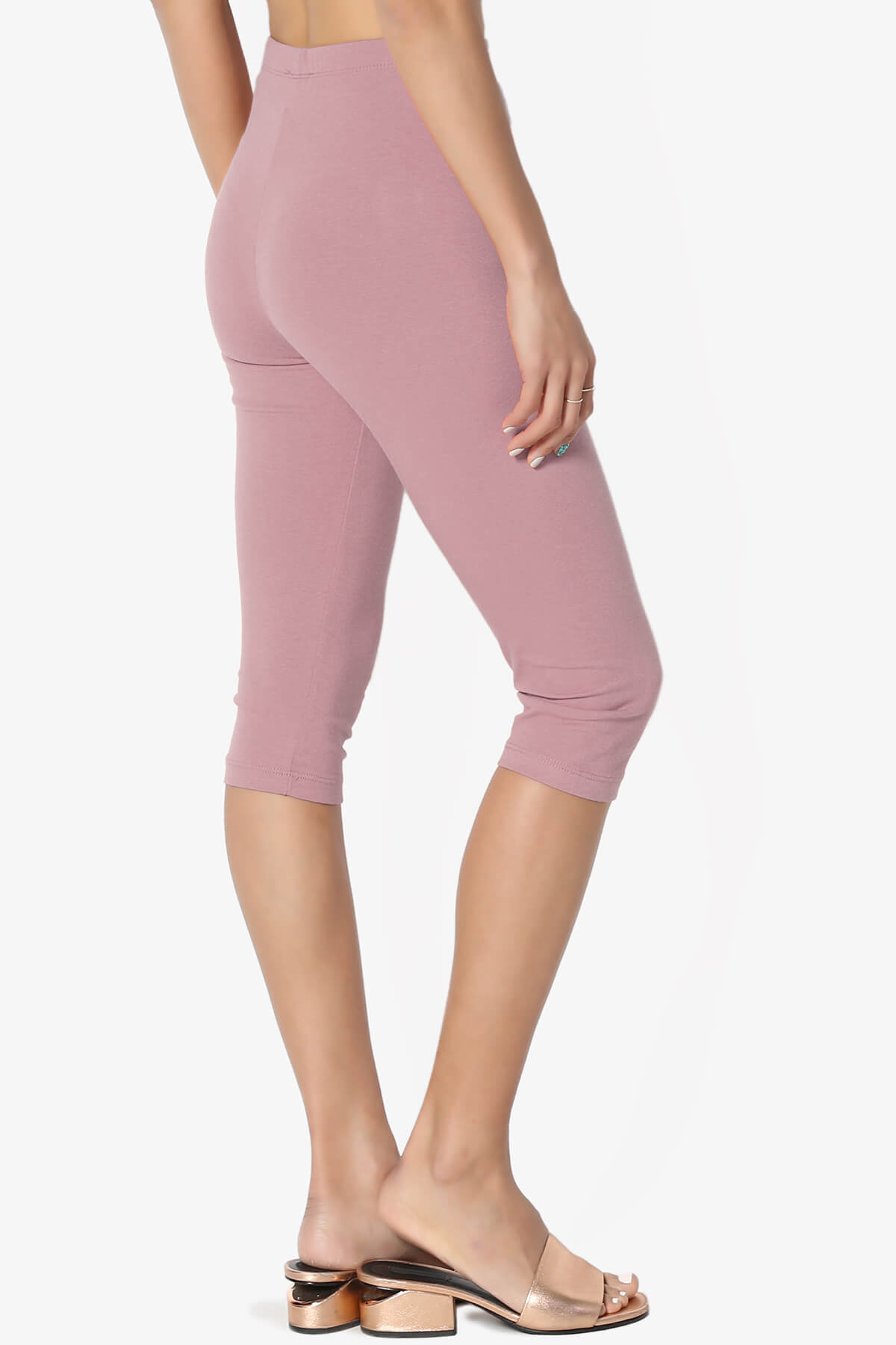 Kite Cotton Below Knee Leggings LIGHT ROSE_4