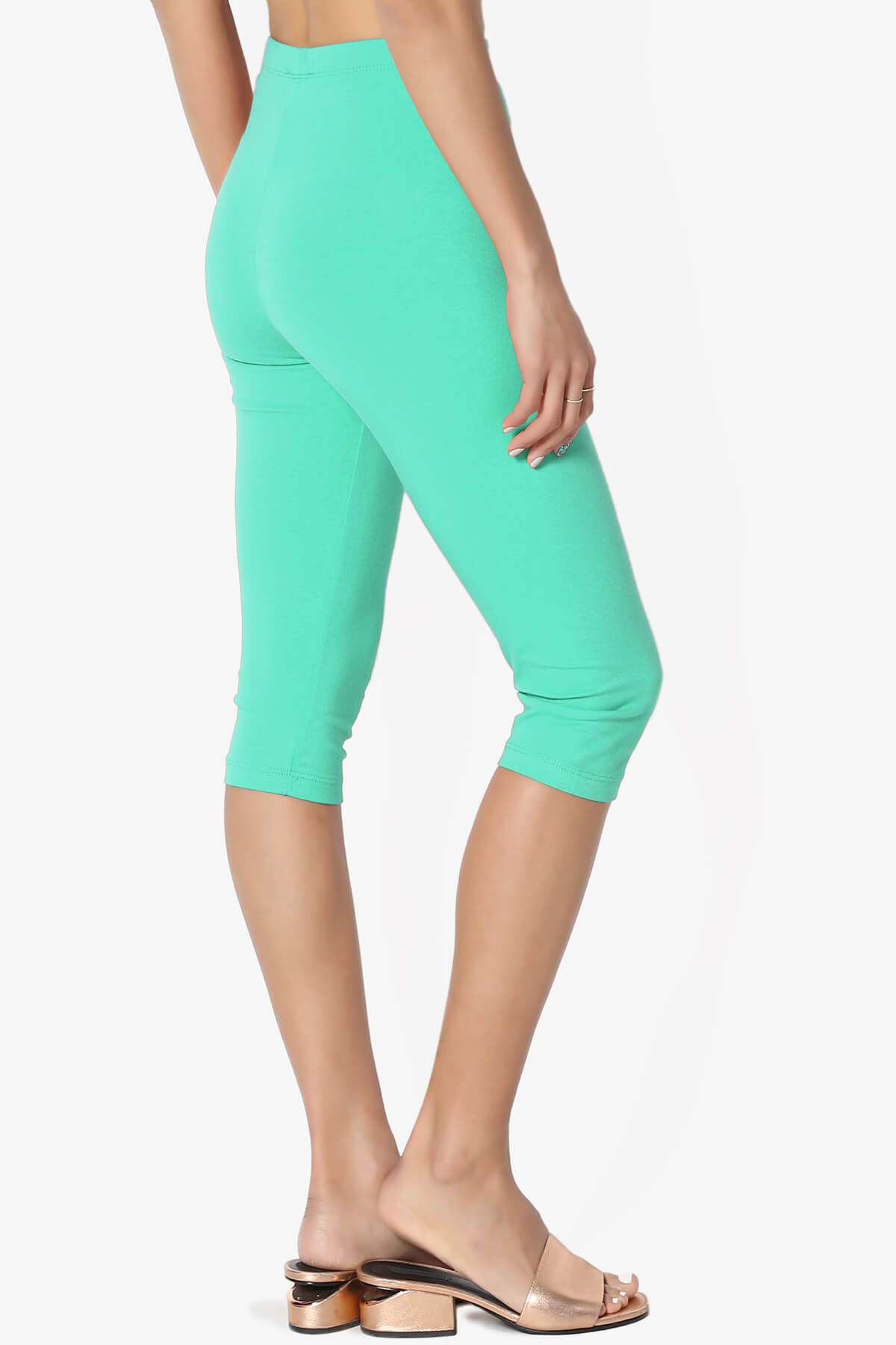 Kite Cotton Below Knee Leggings MINT_4
