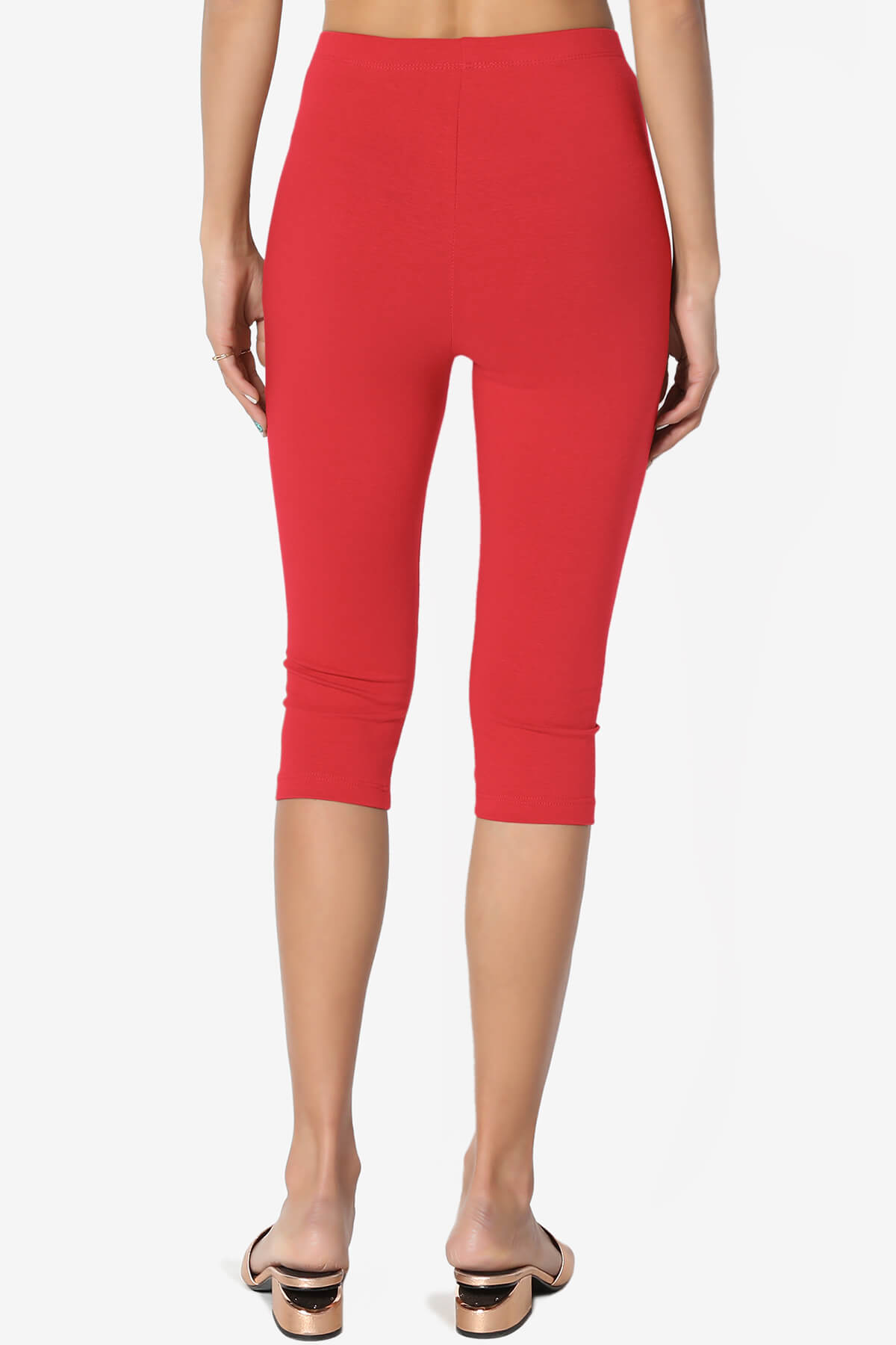 Kite Cotton Below Knee Leggings RED_2