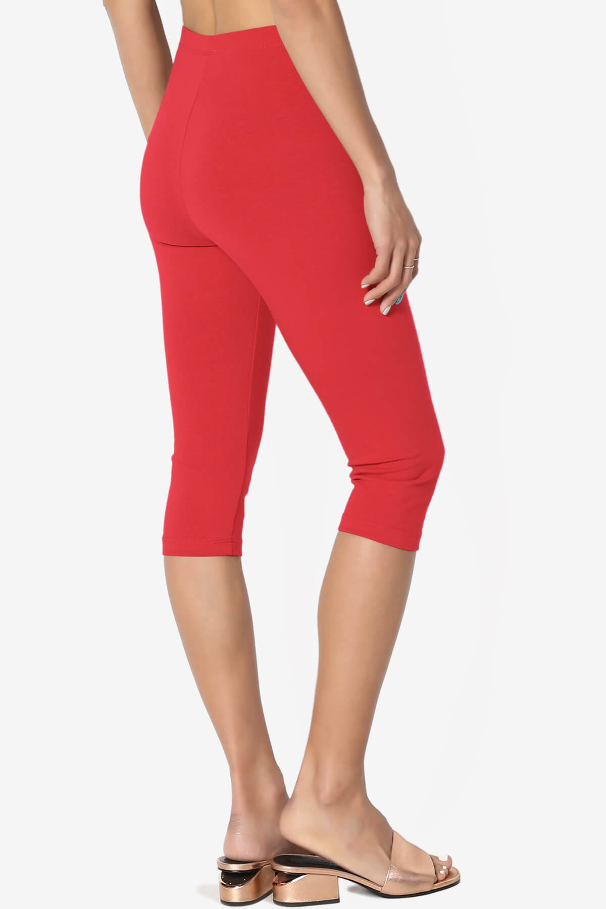Kite Cotton Below Knee Leggings RED_4