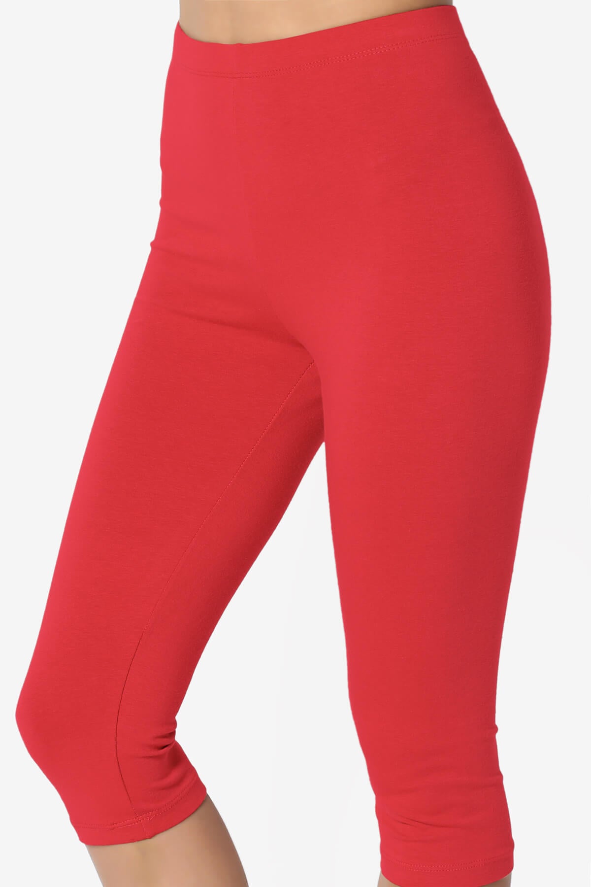 Kite Cotton Below Knee Leggings RED_5