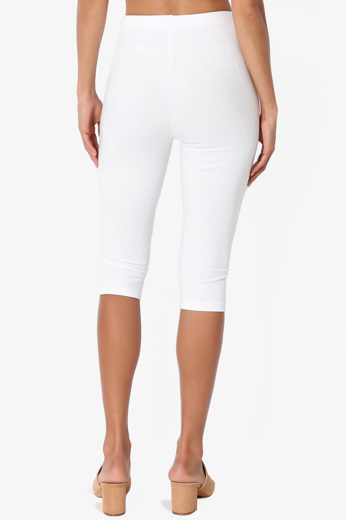 Kite Cotton Below Knee Leggings WHITE_2