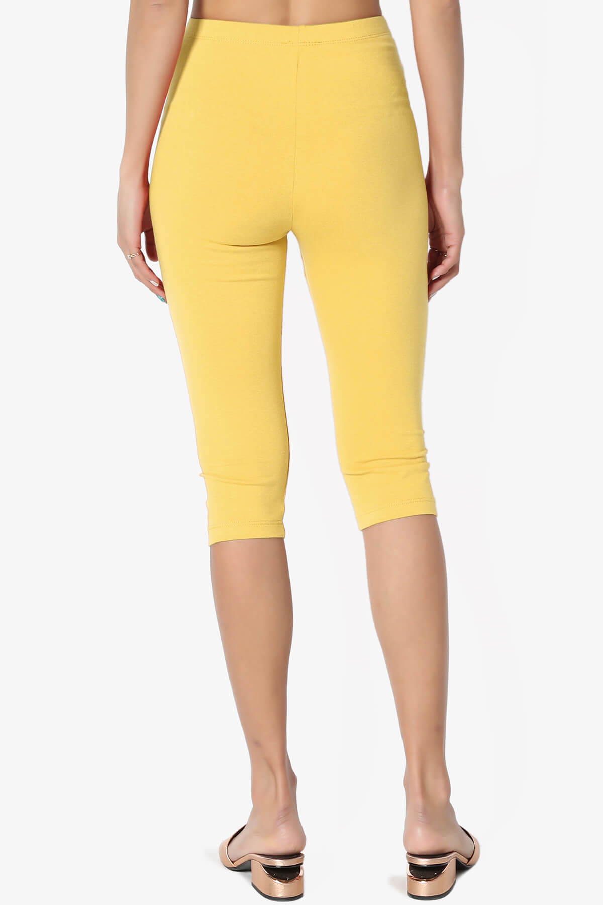 Kite Cotton Below Knee Leggings YELLOW_2