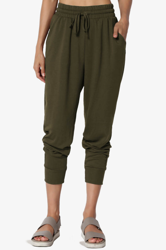 Lanette Drawstring Jersey Jogger Pants PLUS