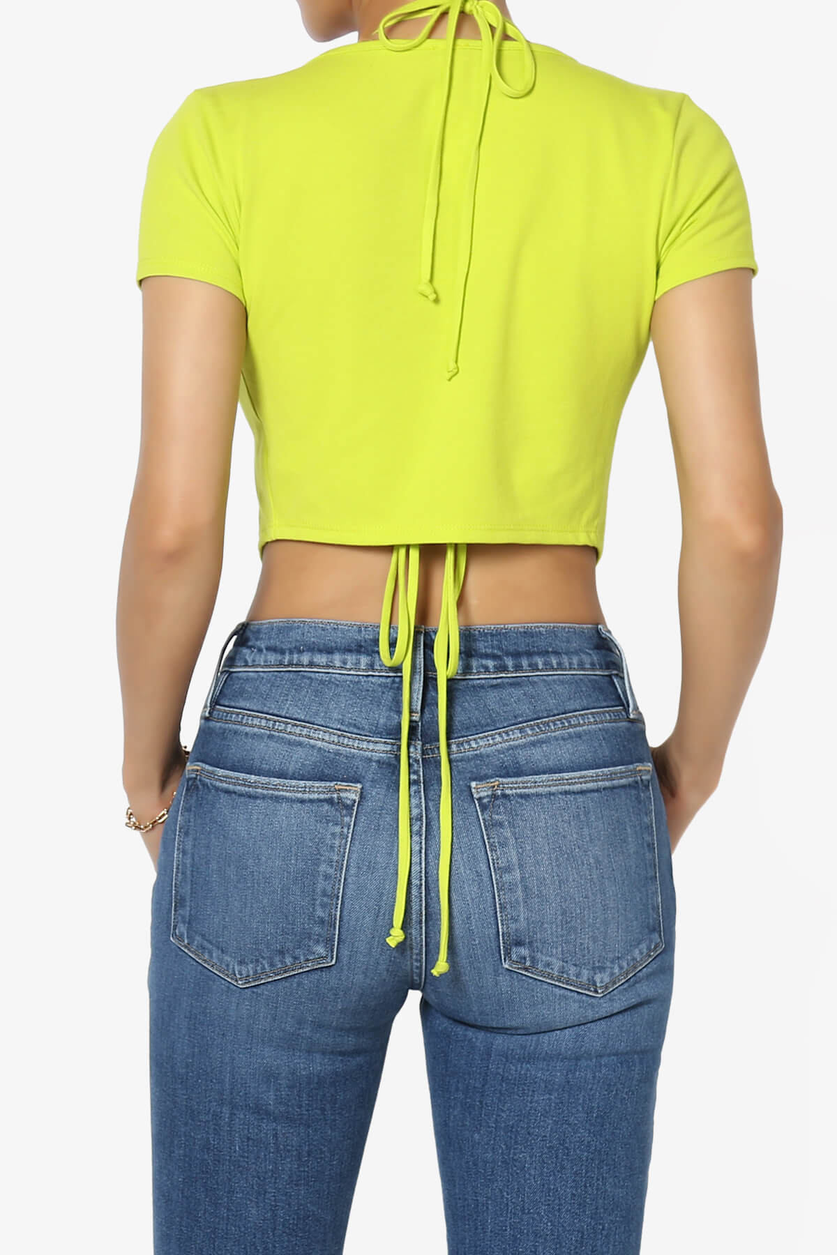 Linda Cardigan And Bra Top SET LIME_2