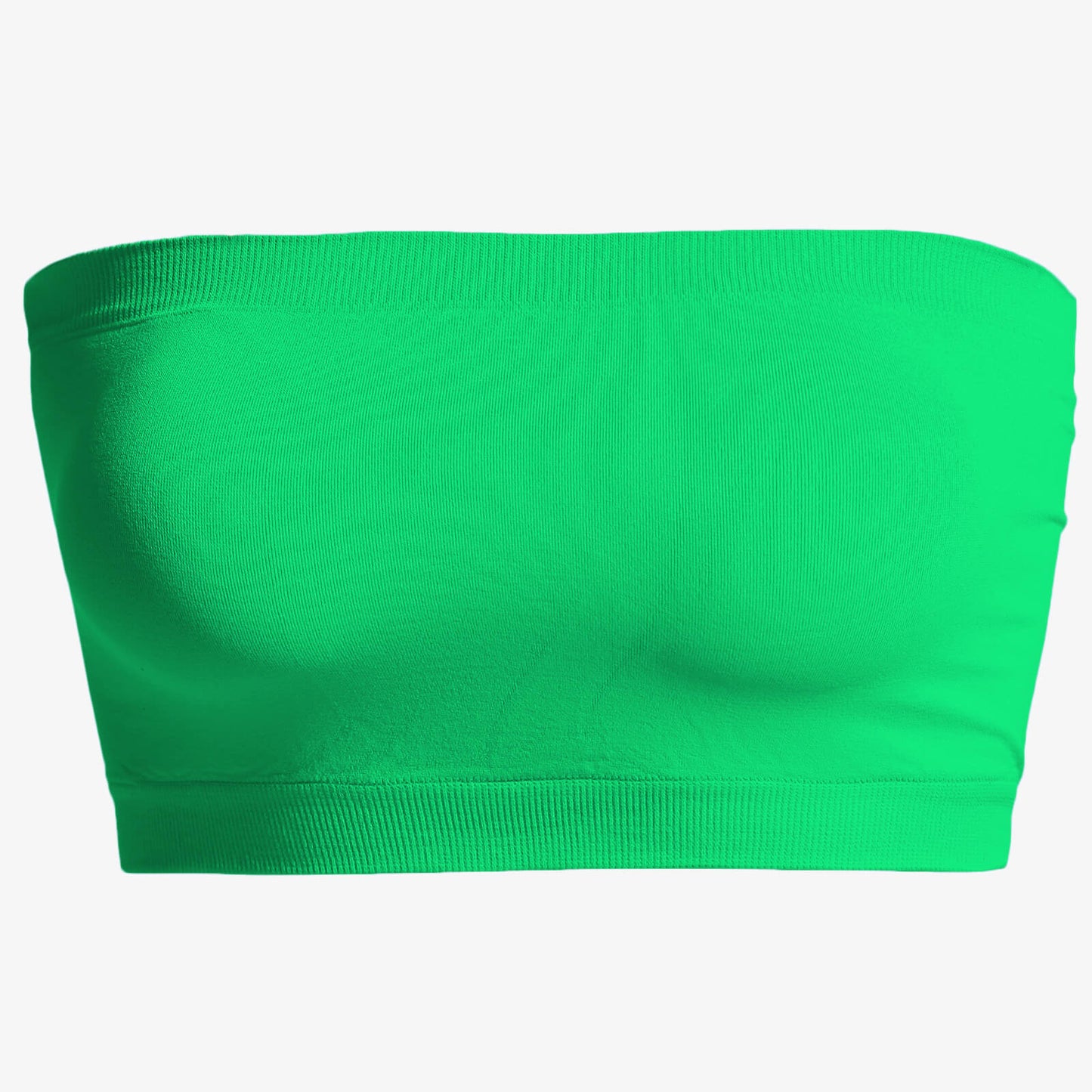 Ludlow Seamless Bandeau Bra Top APPLE GREEN_1