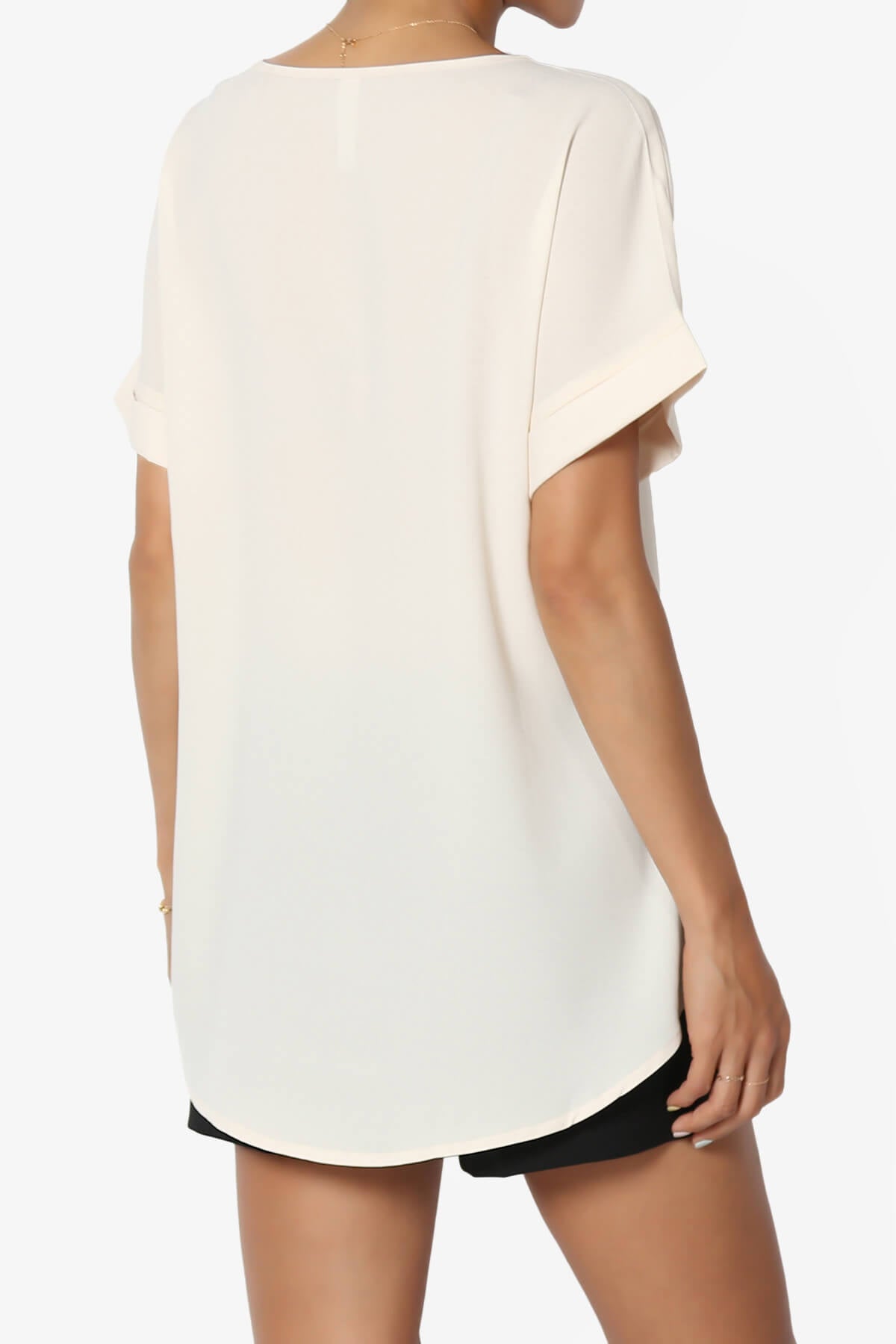 Marla Lightweight Woven Dolman Top TAUPE_4