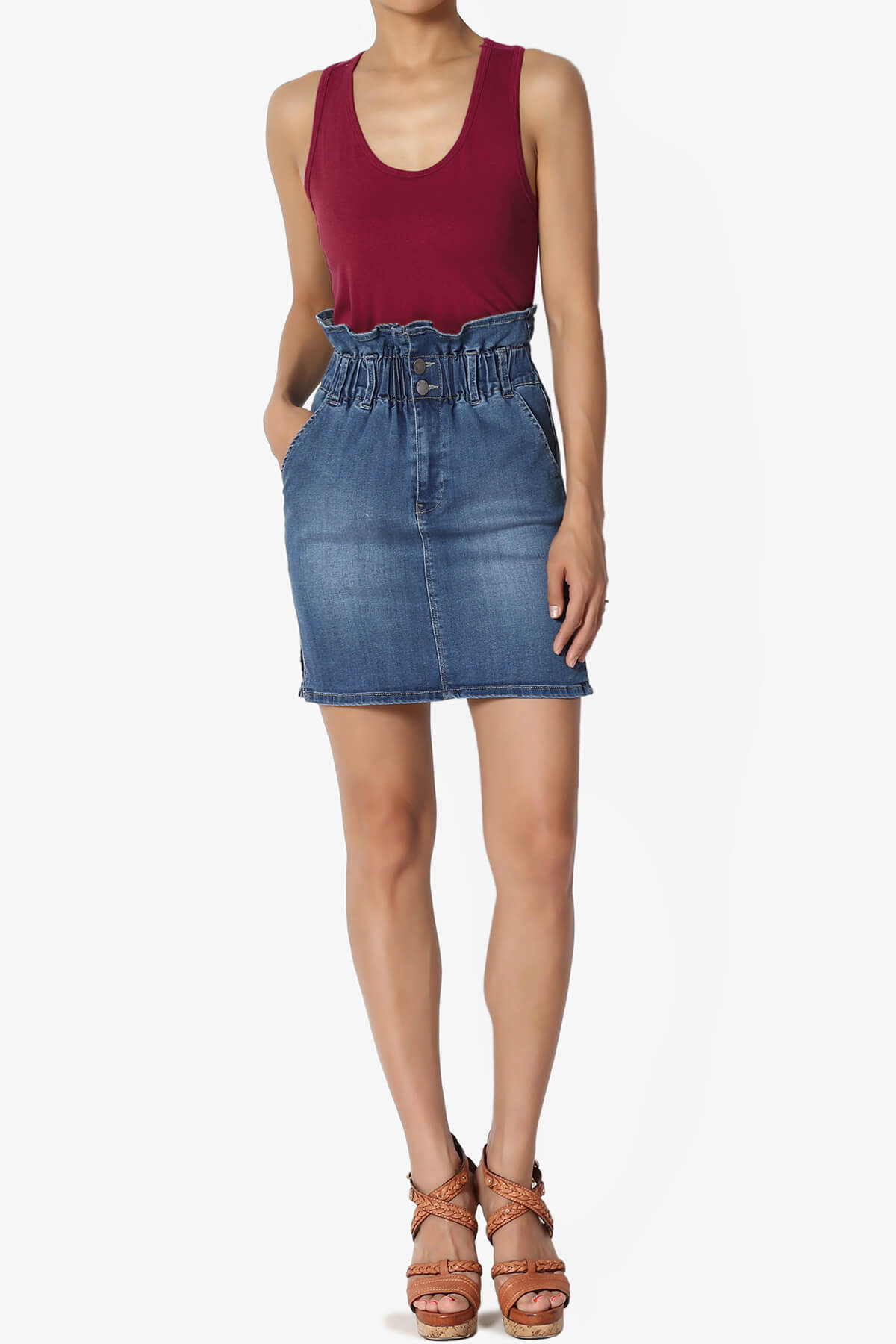Marnie Racerback Tank Top BURGUNDY_6