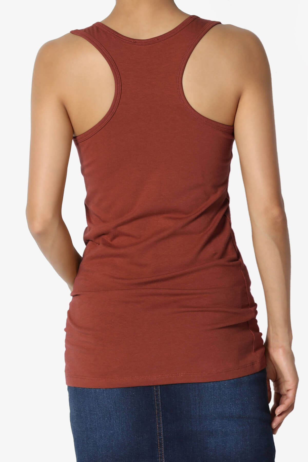Marnie Racerback Tank Top DARK RUST_2