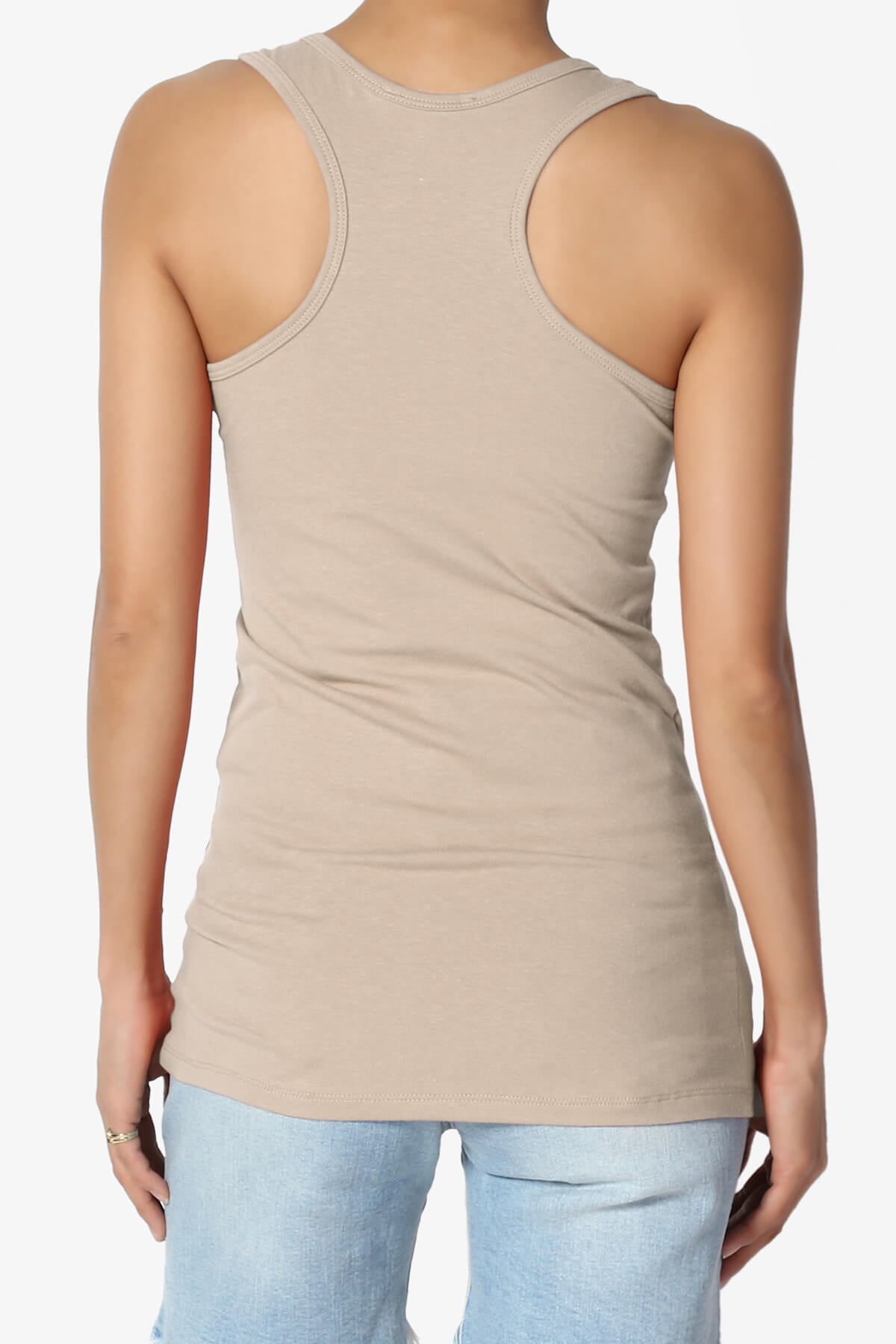 Marnie Racerback Tank Top LIGHT MOCHA_2