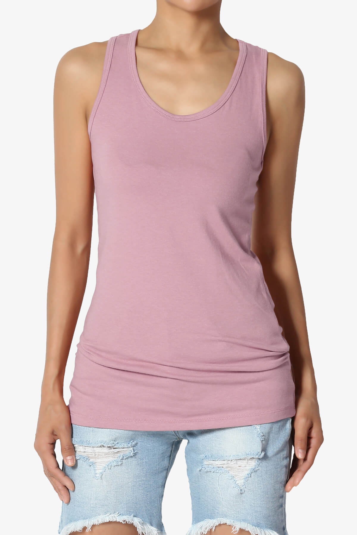 Marnie Racerback Tank Top LIGHT ROSE_1