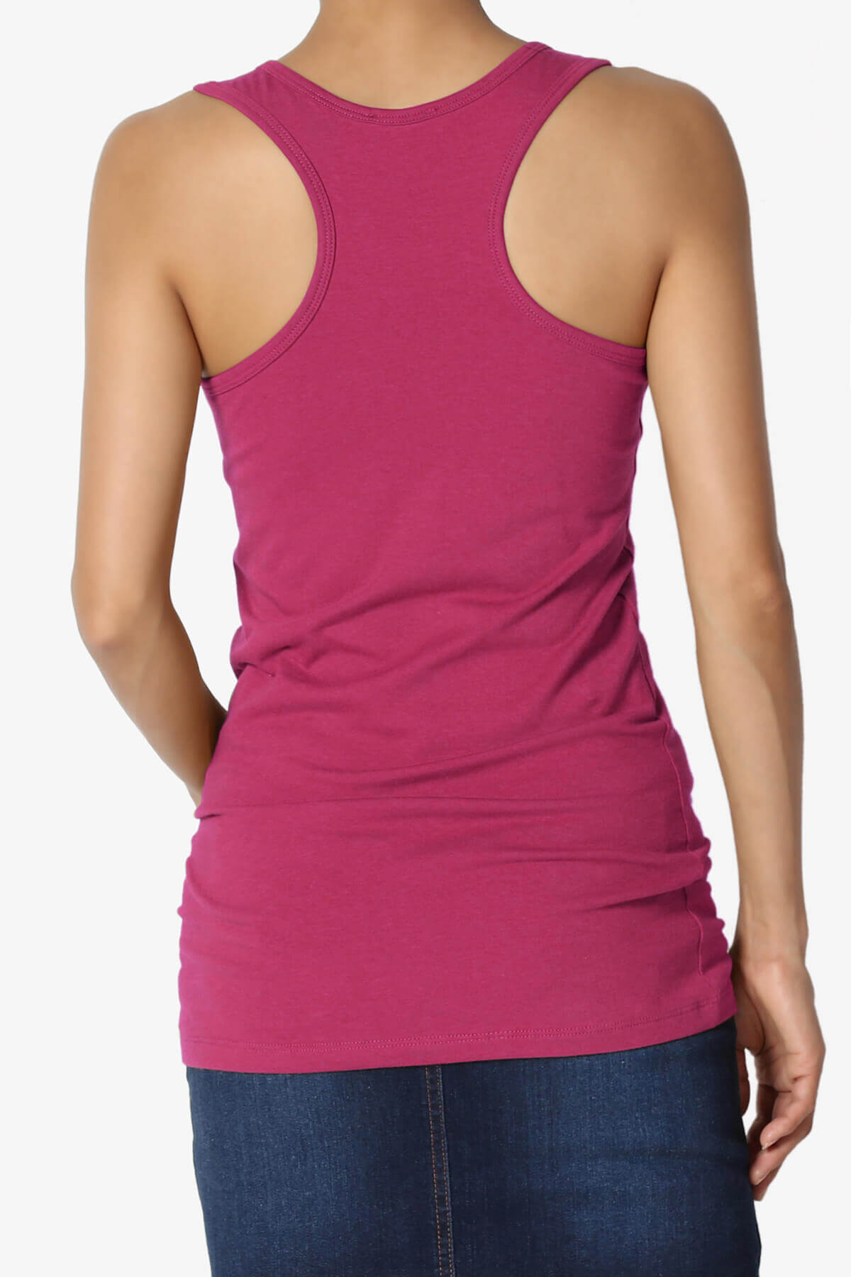 Marnie Racerback Tank Top MAGENTA_2