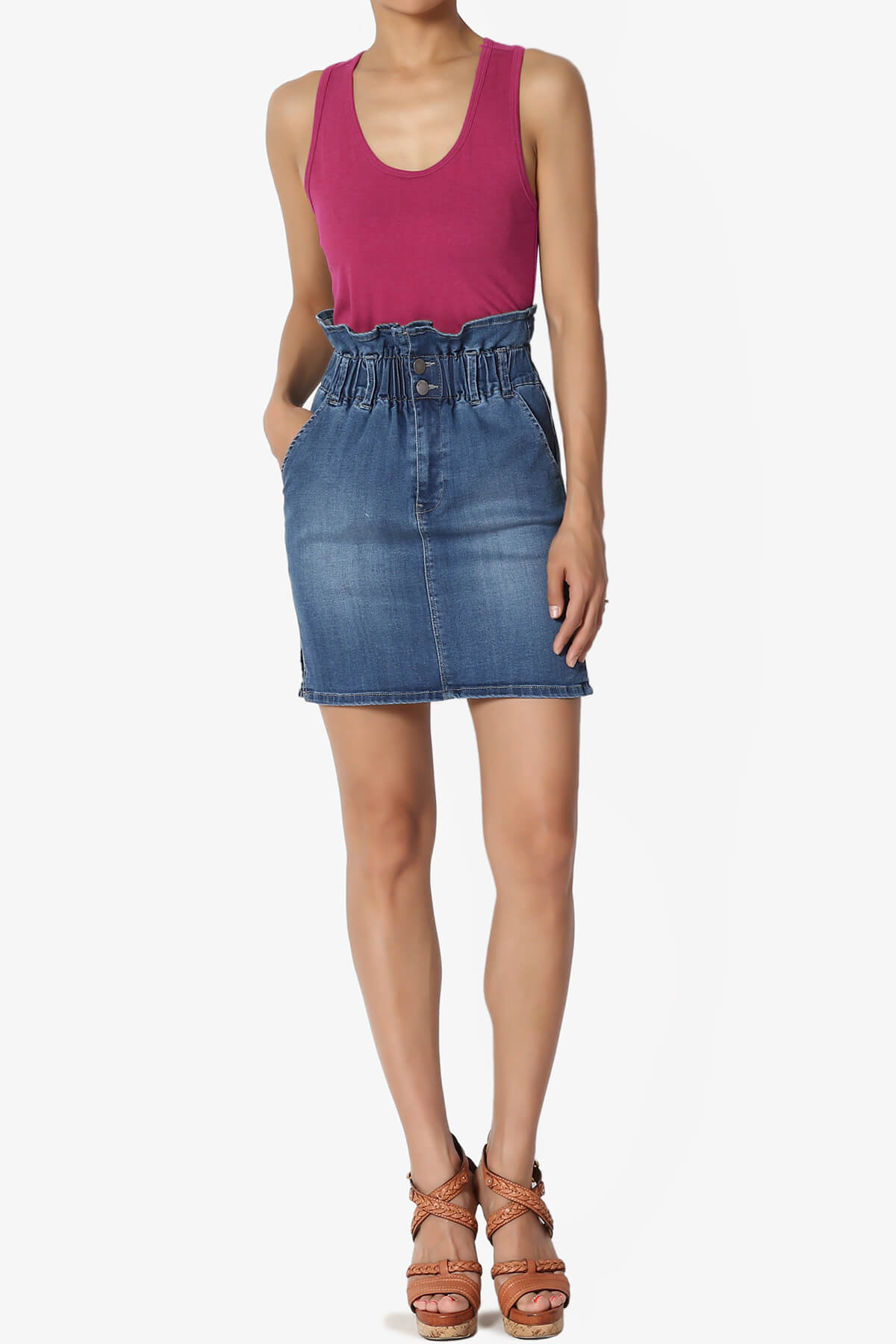 Marnie Racerback Tank Top MAGENTA_6