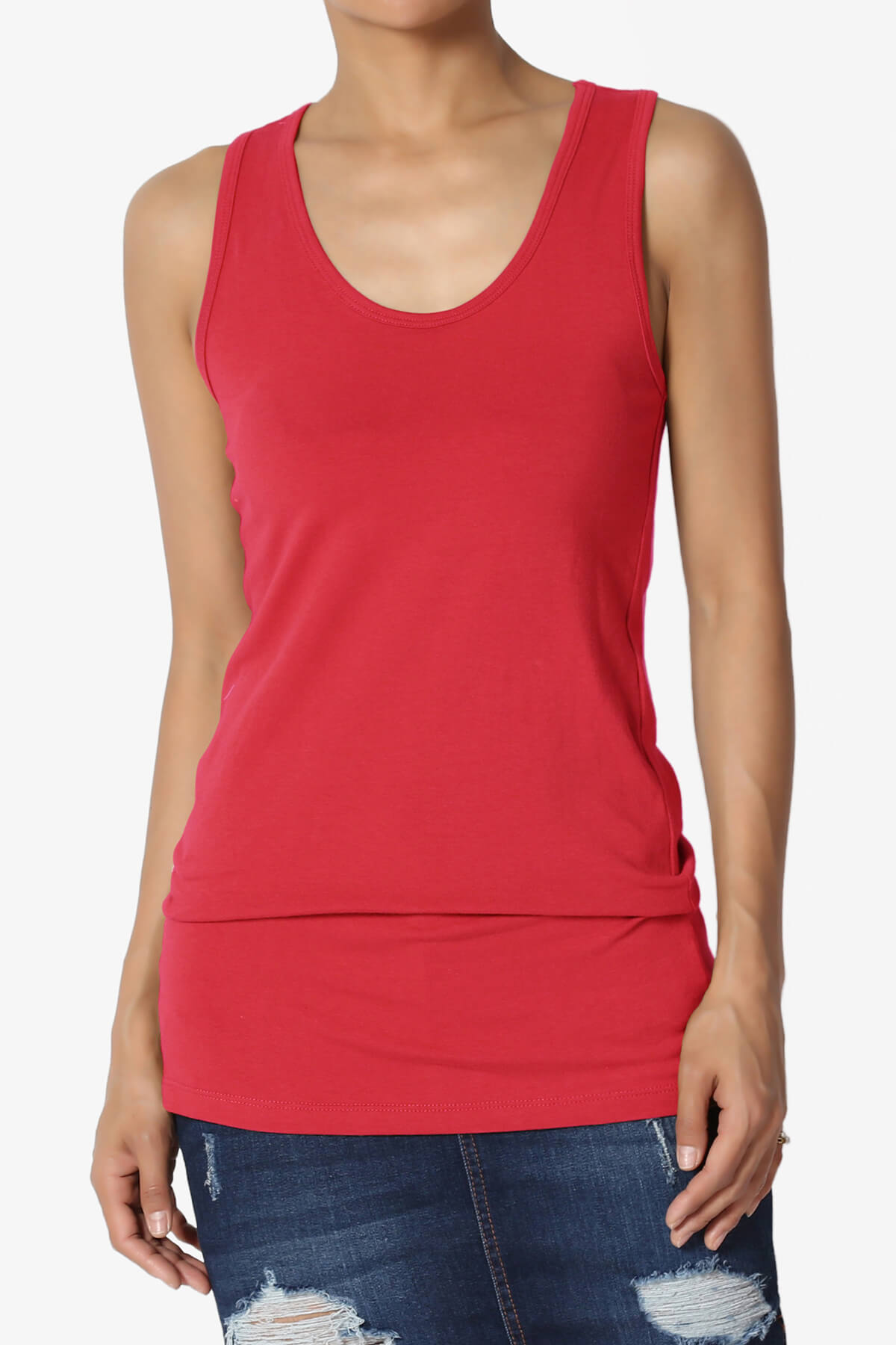 Marnie Racerback Tank Top RED_1