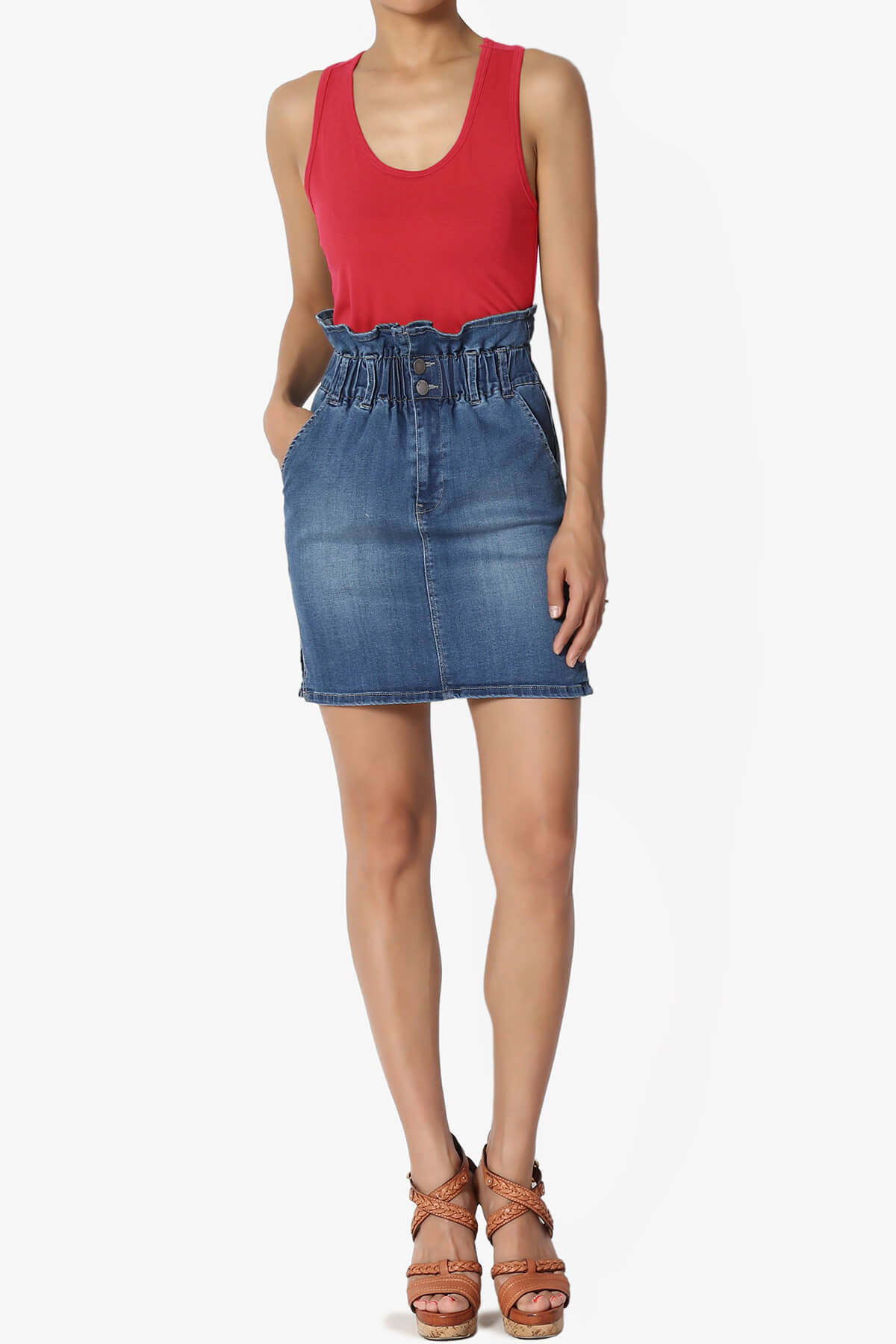 Marnie Racerback Tank Top RED_6