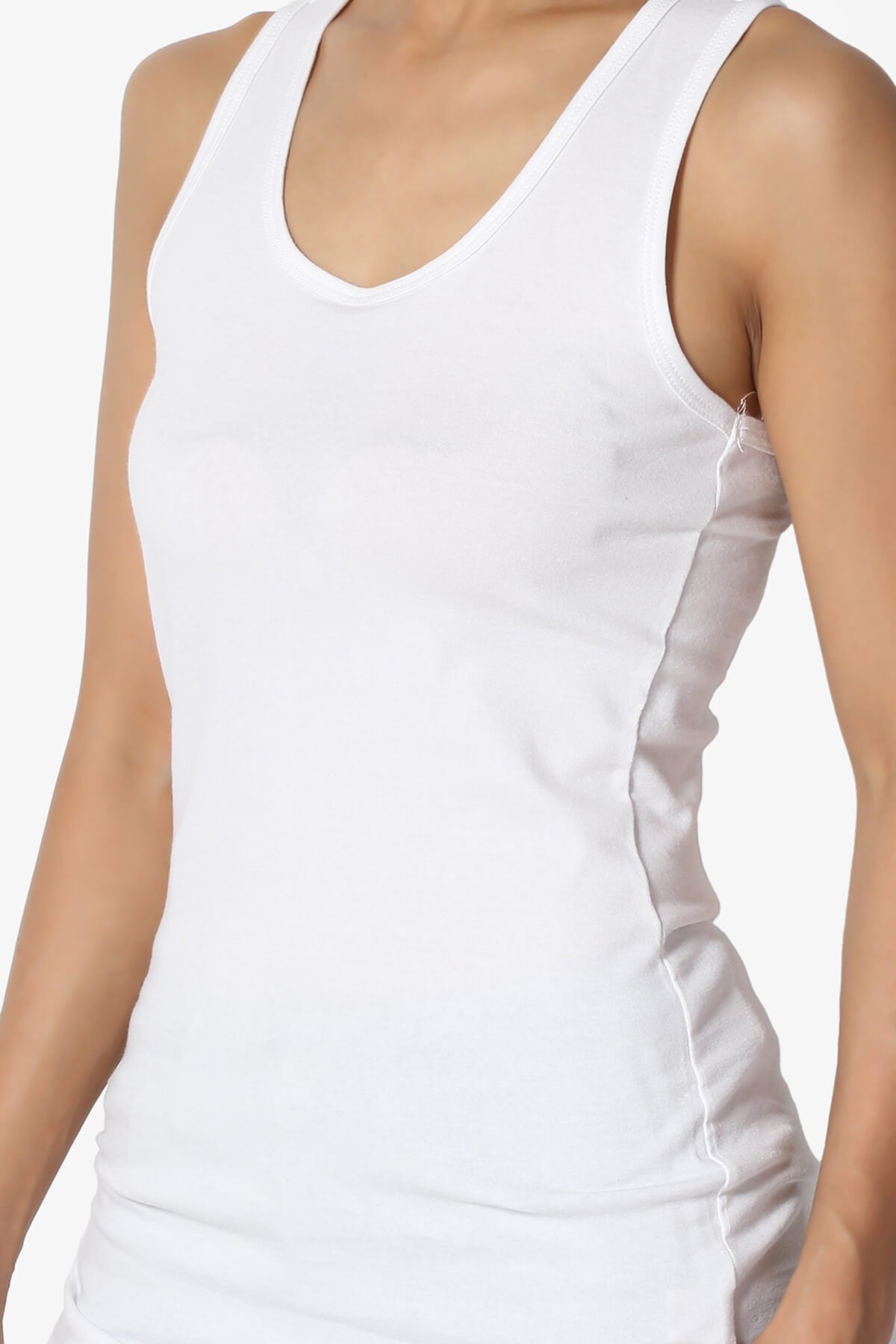 Marnie Racerback Tank Top WHITE_5