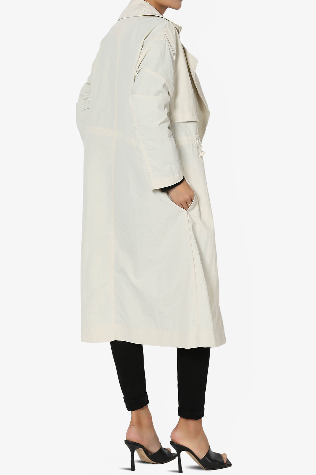 Melanie Lightweight Trench Coat CREAM_4