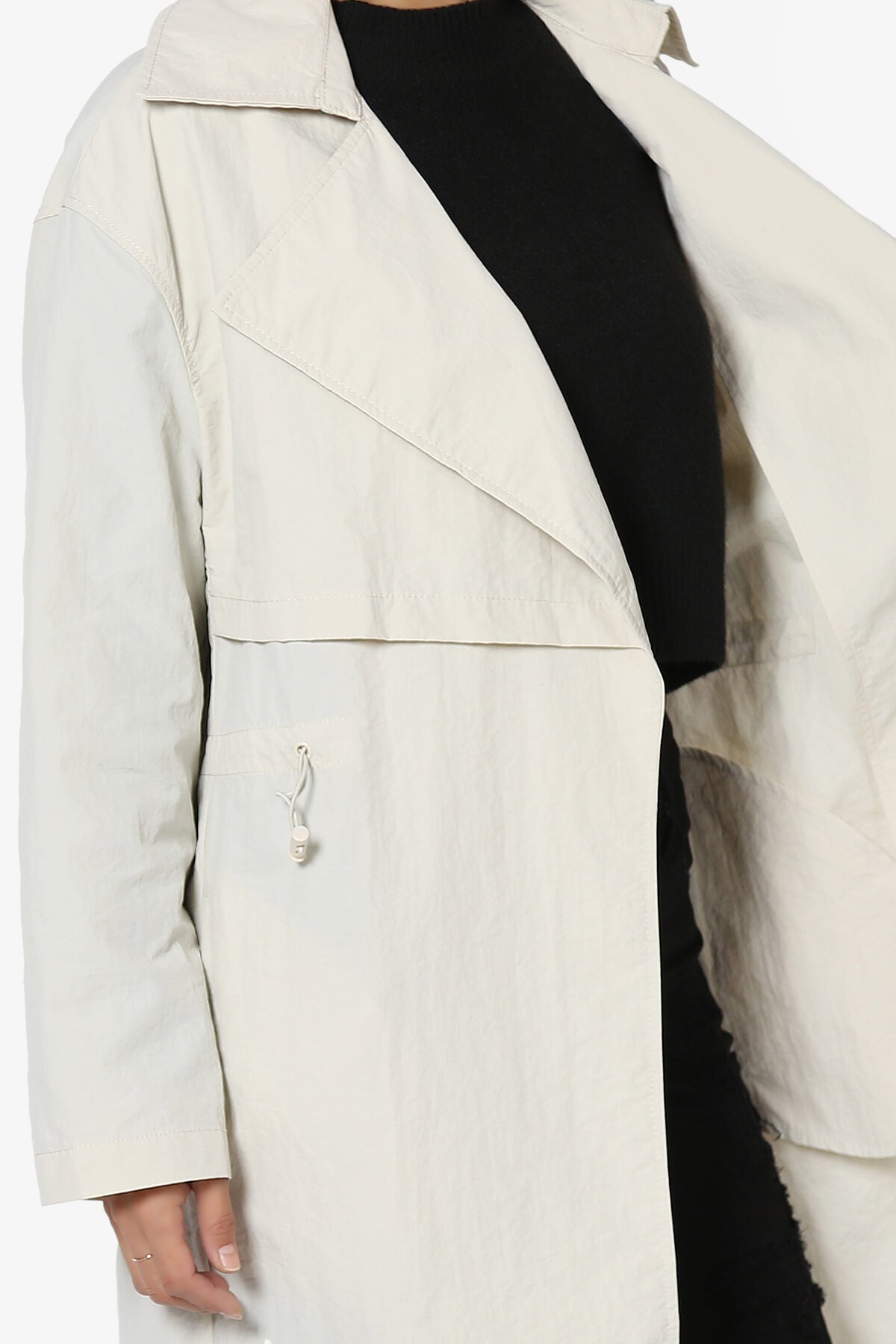 Melanie Lightweight Trench Coat CREAM_5