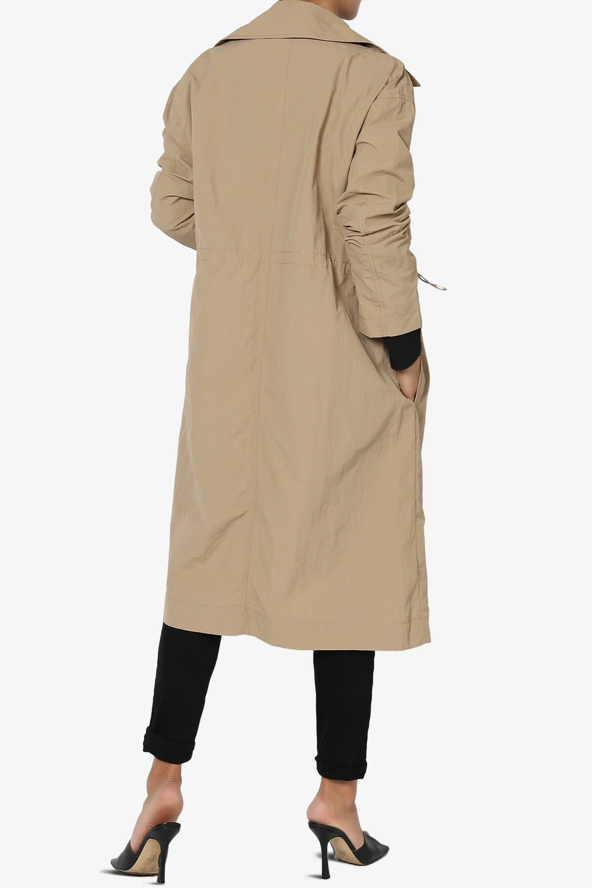 Melanie Lightweight Trench Coat KHAKI_2