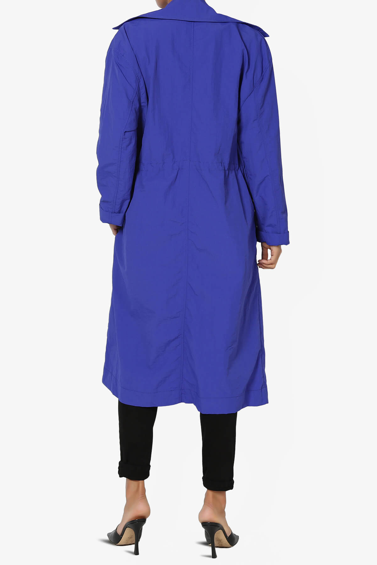 Melanie Lightweight Trench Coat ROYAL BLUE_2