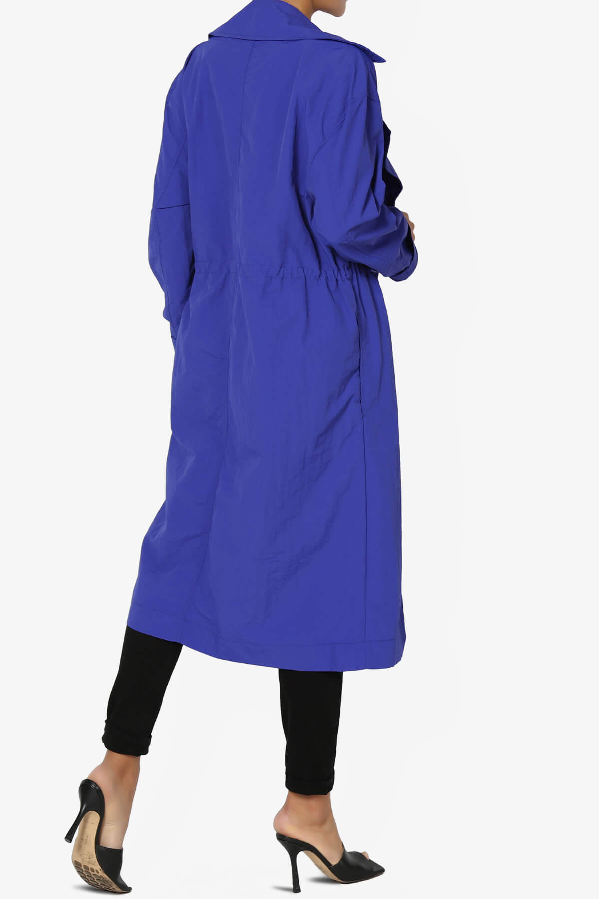 Melanie Lightweight Trench Coat ROYAL BLUE_4